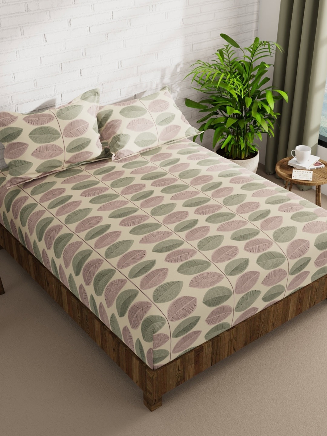 BIANCA La-Vogue Olive Green Geometric Microfiber 152 TC Queen Bedsheet & 2 Pillow Covers
BIANCA La-Vogue Olive Green Geometric Microfiber 152 TC Queen Bedsheet & 2 Pillow Covers