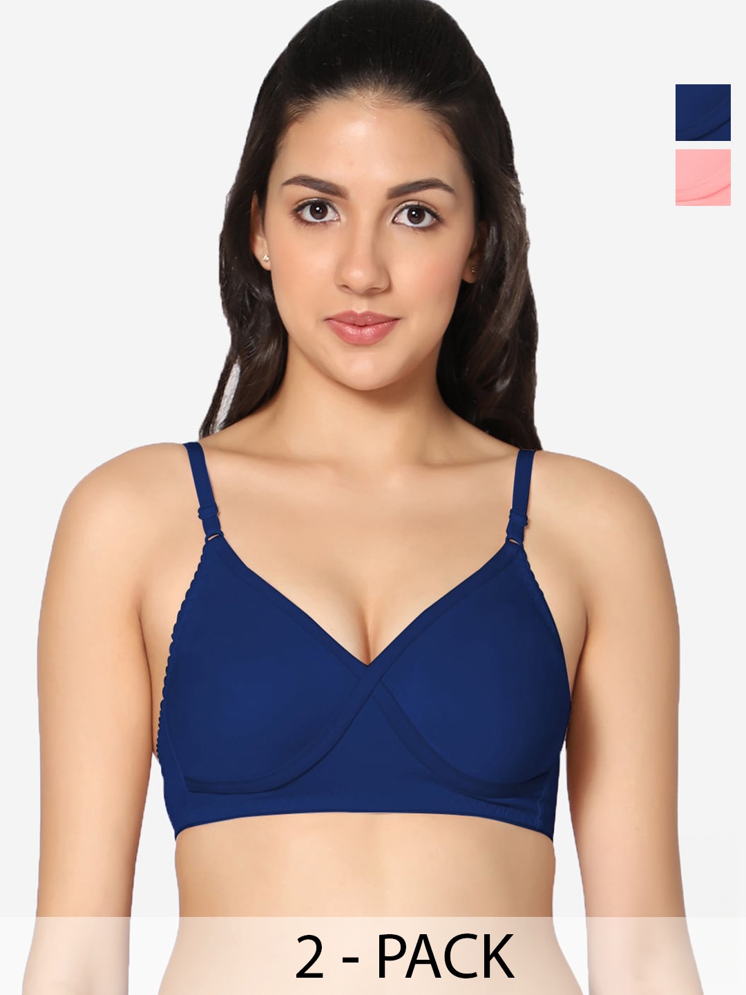 In Care Pack Of 2 Full Coverage All Day Comfort Super Support Bra Cotton T-shirt Bra, Pink
In Care Pack Of 2 Full Coverage All Day Comfort Super Support Bra Cotton T-shirt Bra, Pink