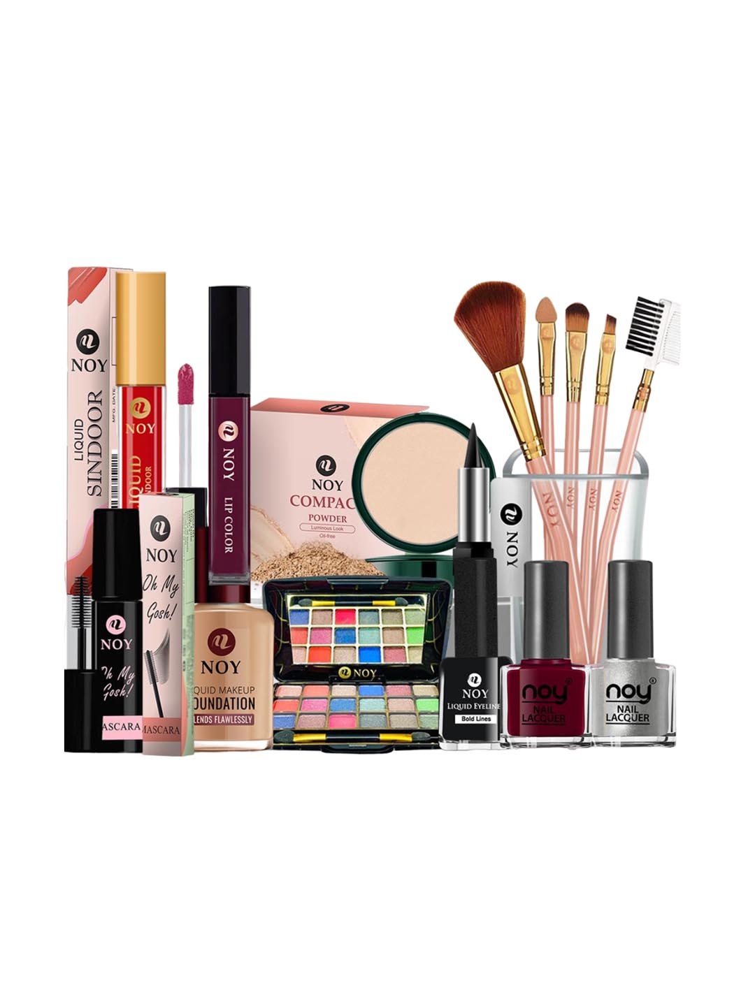 NOY Essentials Makeup Combo - Must-Have Pairings For Effortless Glam - Combo No 437, Multi
NOY Essentials Makeup Combo - Must-Have Pairings For Effortless Glam - Combo No 437, Multi