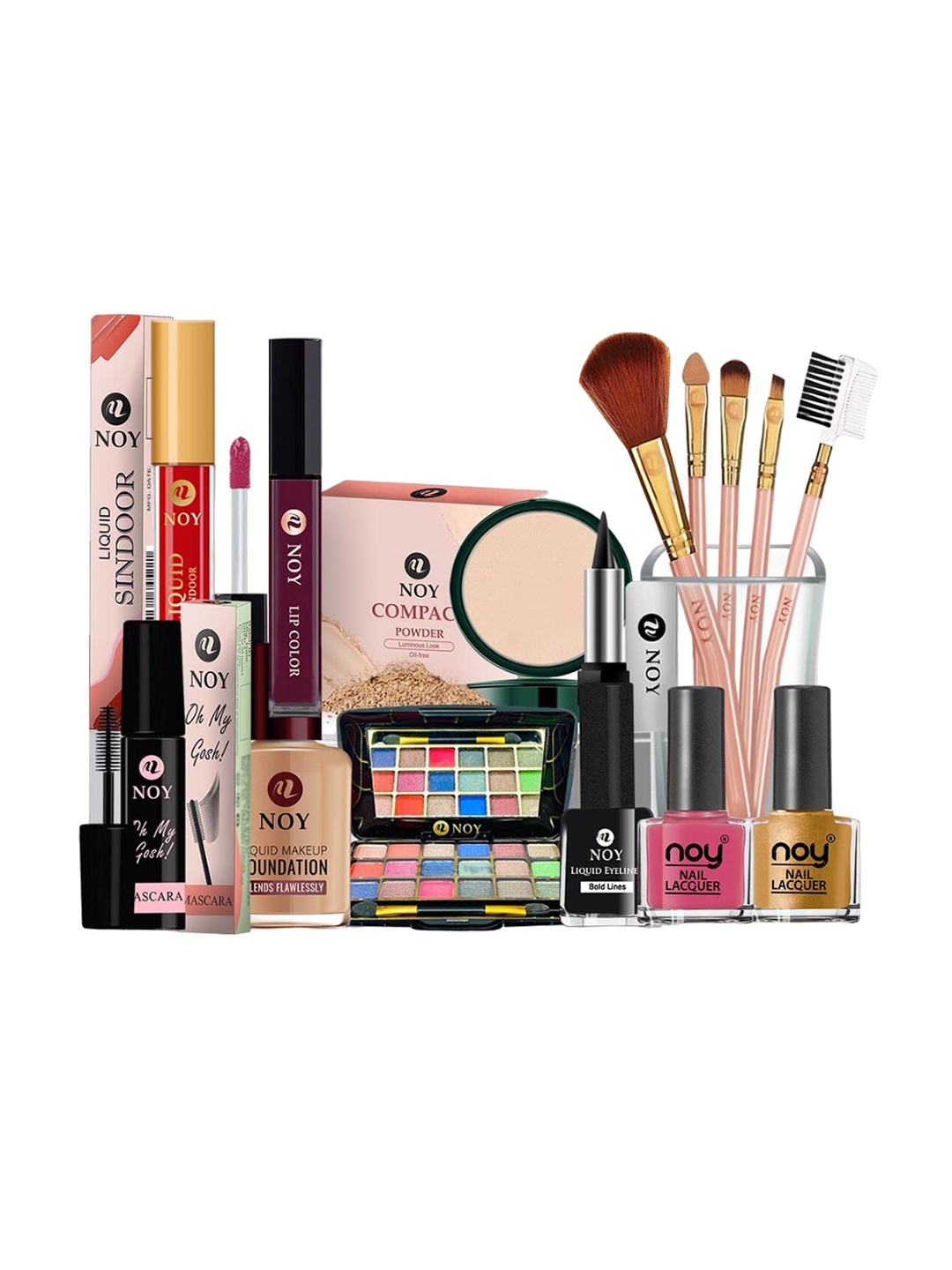NOY Essentials Makeup Combo - Must-Have Pairings For Effortless Glam - Combo No. 237, Multi
NOY Essentials Makeup Combo - Must-Have Pairings For Effortless Glam - Combo No. 237, Multi