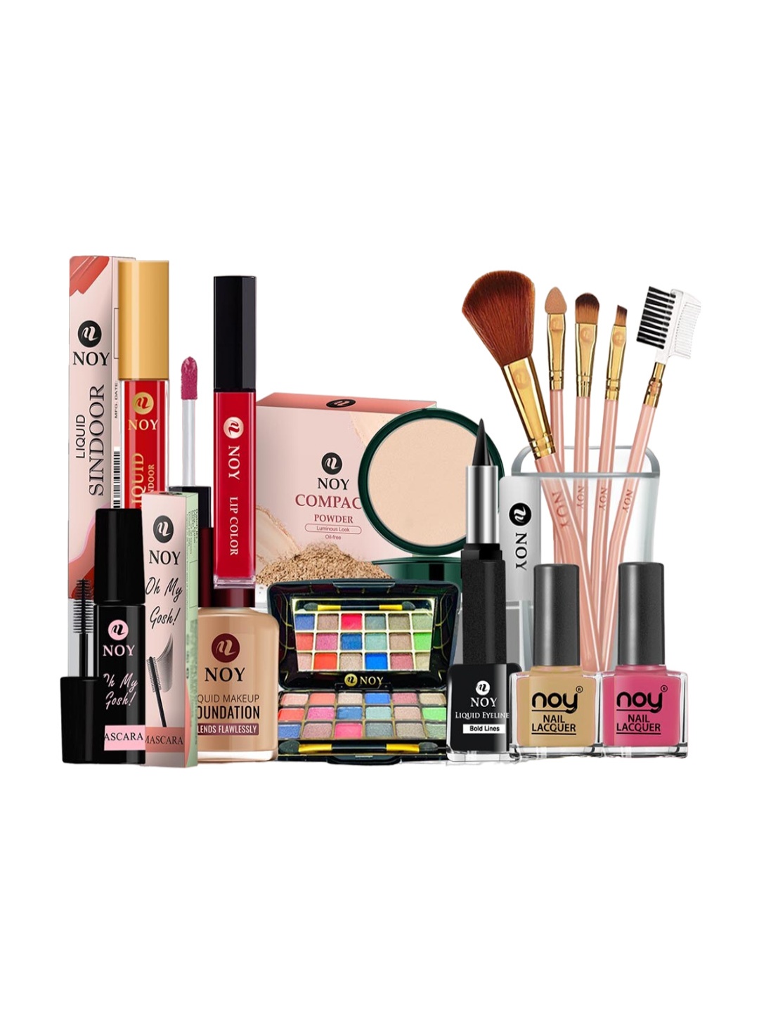 NOY Captivate Makeup Combo - Seamless Blend Of Beauty Essentials - Combo No 104, Multi
NOY Captivate Makeup Combo - Seamless Blend Of Beauty Essentials - Combo No 104, Multi