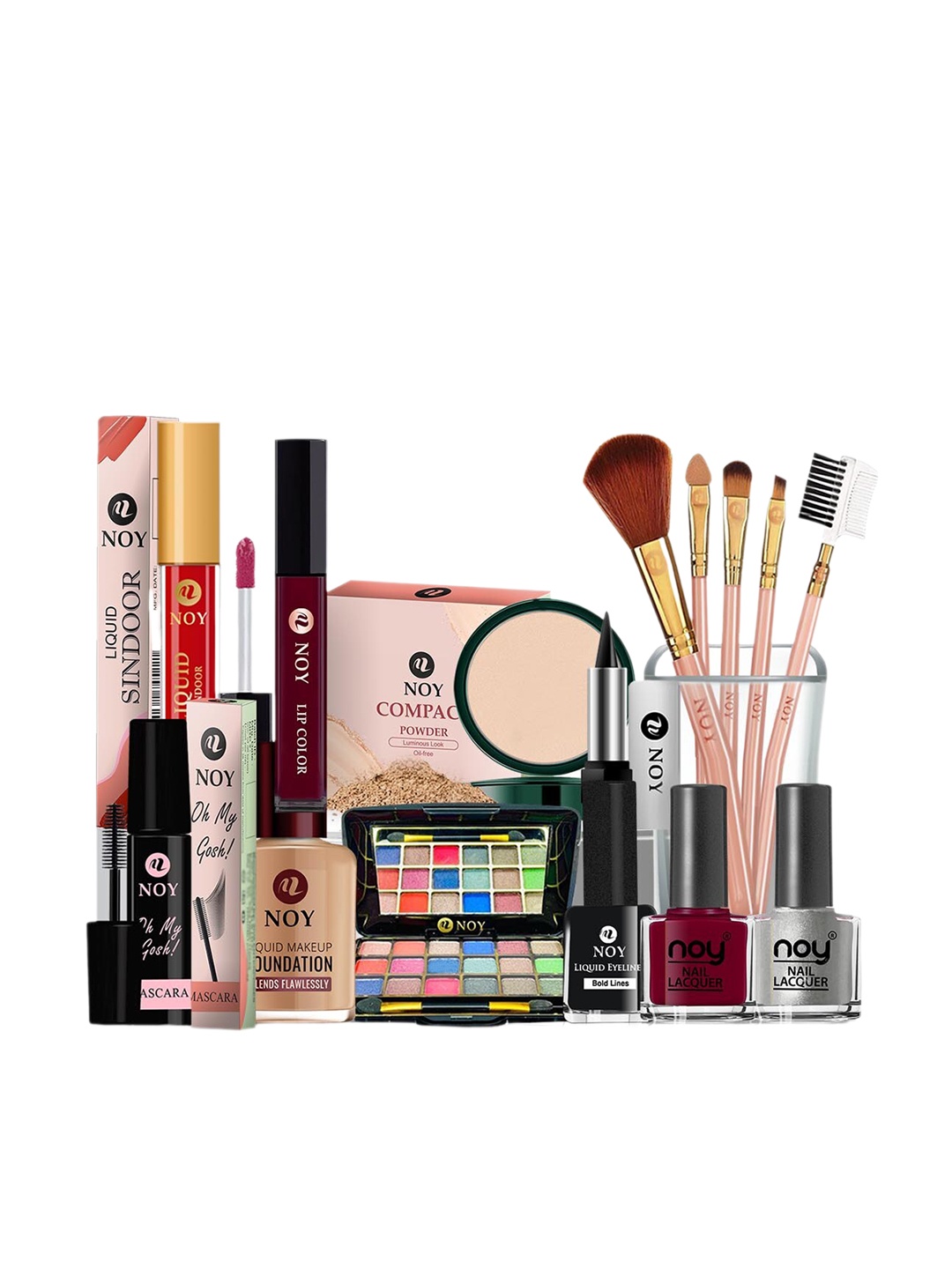 NOY Elegance Makeup Combo - Seamless Blend Of Beauty Essentials - Combo No 491, Multi
NOY Elegance Makeup Combo - Seamless Blend Of Beauty Essentials - Combo No 491, Multi