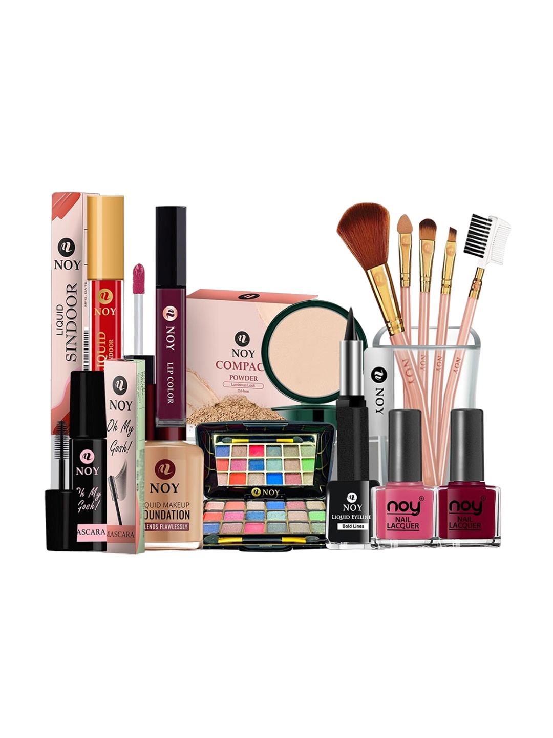 NOY 15 Pcs Allure Makeup Combo - Charm & Captivate With Irresistible Beauty - Combo No 213, Multi
NOY 15 Pcs Allure Makeup Combo - Charm & Captivate With Irresistible Beauty - Combo No 213, Multi