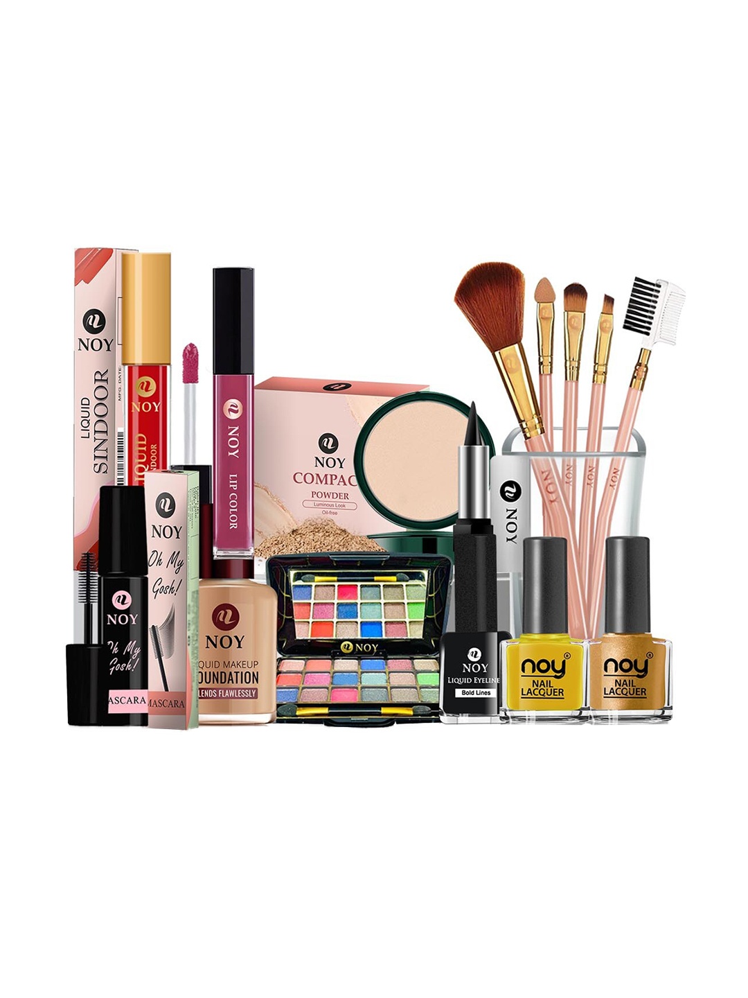 NOY Euforia Makeup Combo- Ecstatic Pairing For Euphoric Beauty - Combo No 378, Yellow
NOY Euforia Makeup Combo- Ecstatic Pairing For Euphoric Beauty - Combo No 378, Yellow