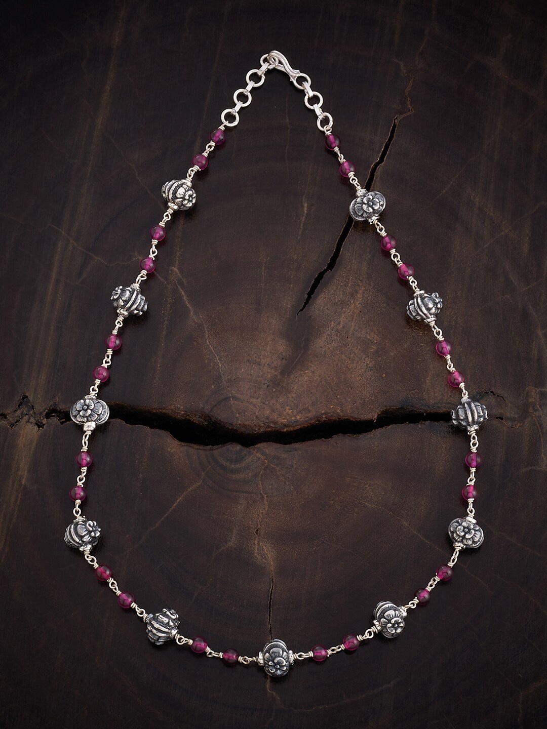 Kushal's Fashion Jewellery 92.5 Pure Silver Rhodium Plated Artificial Stones Necklace
Kushal's Fashion Jewellery 92.5 Pure Silver Rhodium Plated Artificial Stones Necklace
