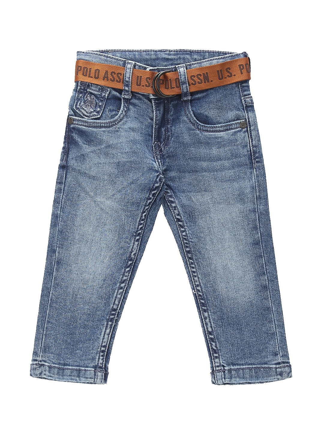 U.S. Polo Assn. Kids Boys Slim Fit Clean Look Heavy Fade Stretchable Jeans, Blue
U.S. Polo Assn. Kids Boys Slim Fit Clean Look Heavy Fade Stretchable Jeans, Blue