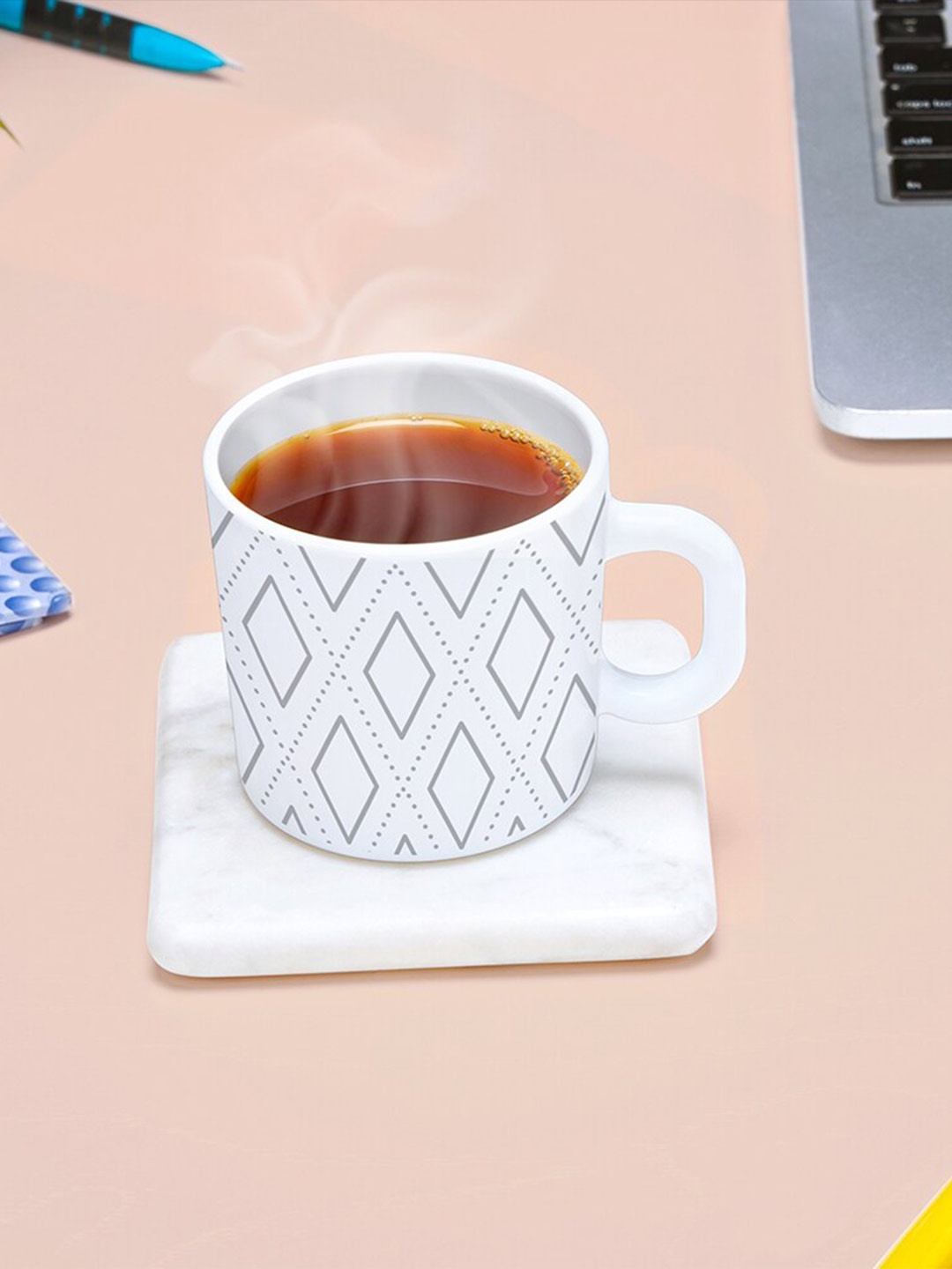 Larah by BOROSIL Angel White & Grey 12 Pieces Printed Opalware Matte Mugs 180 ml Each
Larah by BOROSIL Angel White & Grey 12 Pieces Printed Opalware Matte Mugs 180 ml Each
