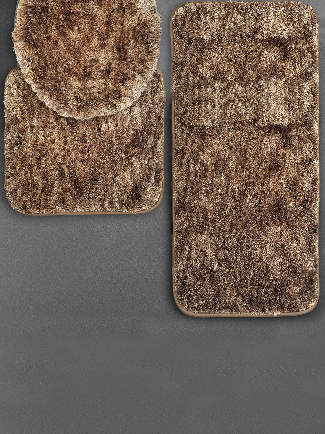 LUXEHOME INTERNATIONAL Hawaii Brown 3 Pieces Microfiber 2200 GSM Anti-Skid Bath Rugs
LUXEHOME INTERNATIONAL Hawaii Brown 3 Pieces Microfiber 2200 GSM Anti-Skid Bath Rugs