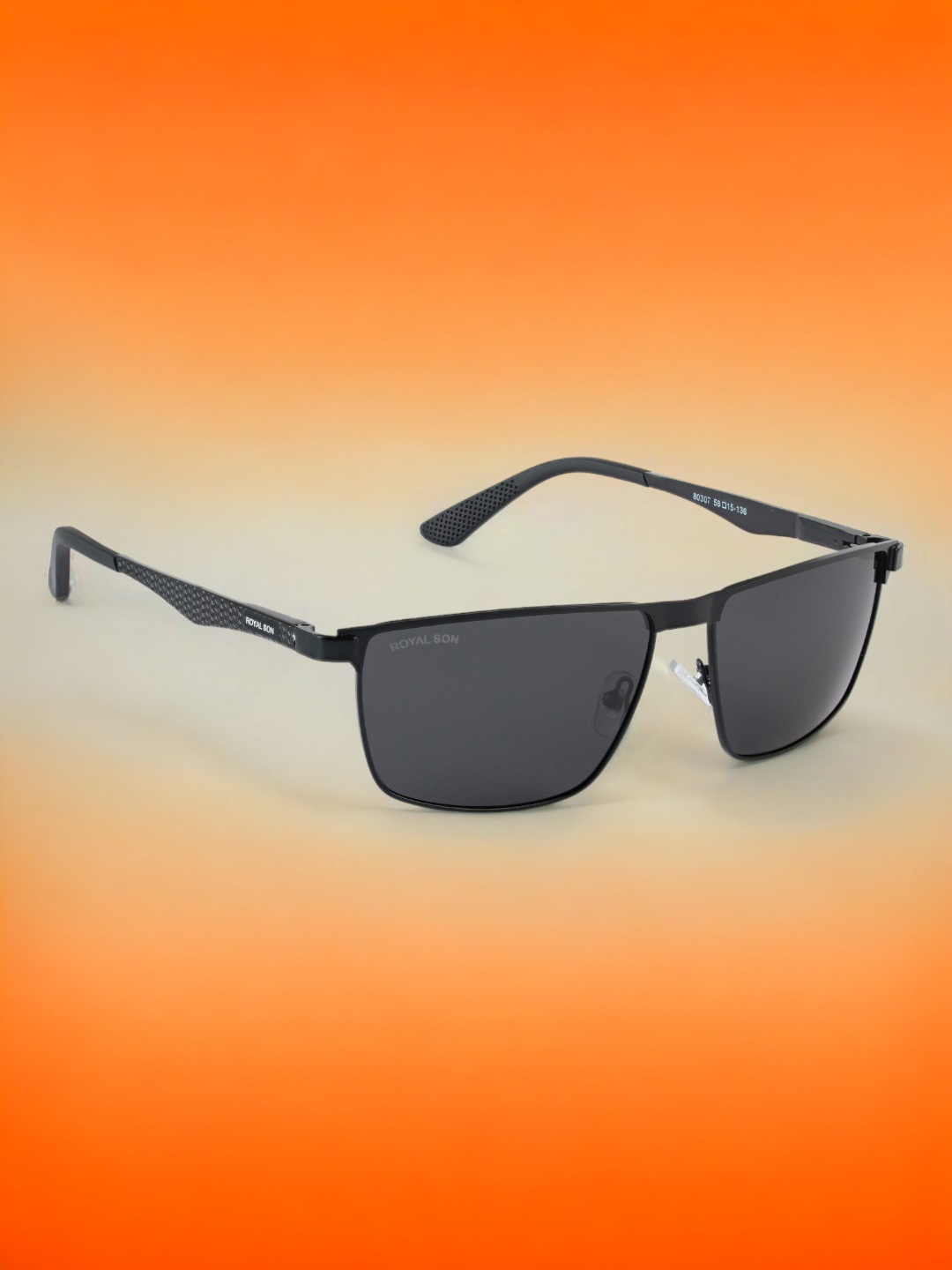 ROYAL SON Unisex Rectangle Sunglasses With Polarised and UV Protected Lens CHI00162-C1, Black
ROYAL SON Unisex Rectangle Sunglasses With Polarised and UV Protected Lens CHI00162-C1, Black