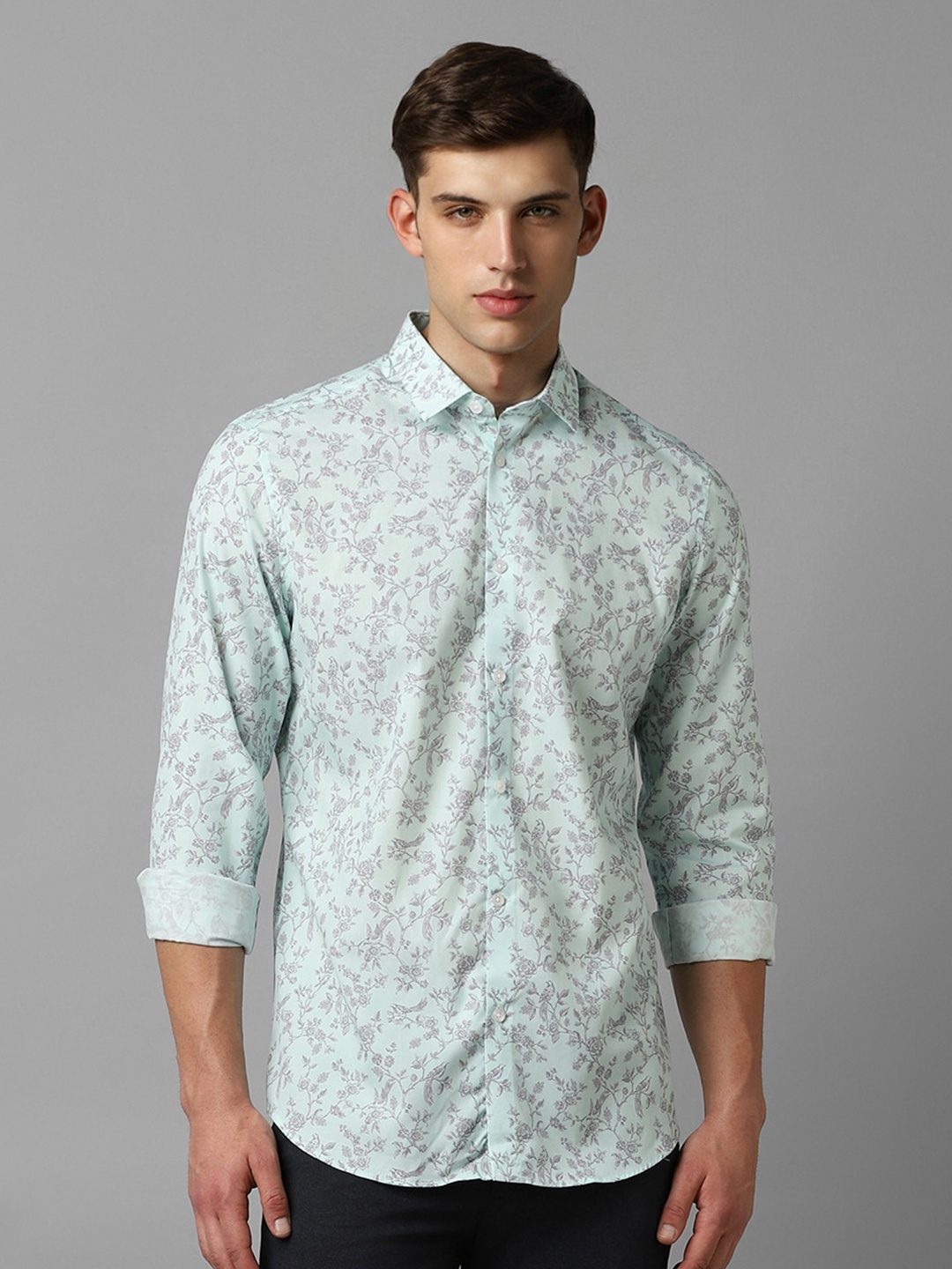 Louis Philippe Sport Floral Printed Spread Collar Cotton Casual Shirt, Blue
Louis Philippe Sport Floral Printed Spread Collar Cotton Casual Shirt, Blue