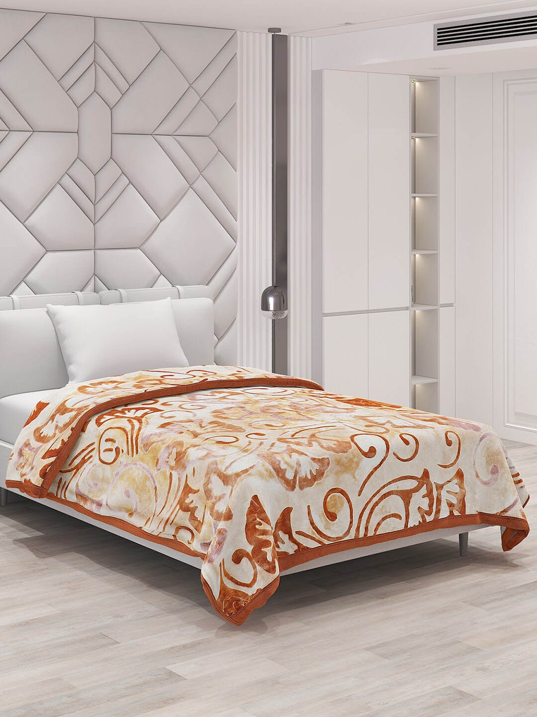 Monte Carlo Brown & White Ethnic Motifs 1000 GSM Heavy Winter Single Bed Blanket
Monte Carlo Brown & White Ethnic Motifs 1000 GSM Heavy Winter Single Bed Blanket