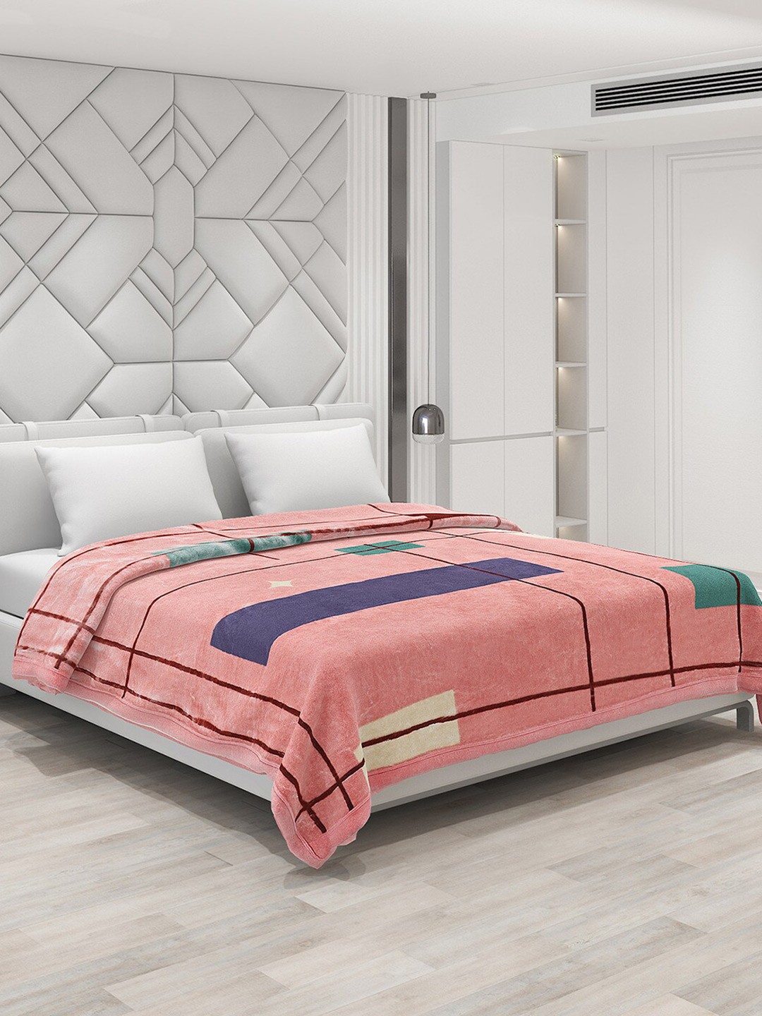 Monte Carlo Swizzle Pink & Purple Geometric 1000 GSM Heavy Winter Double Bed Blanket
Monte Carlo Swizzle Pink & Purple Geometric 1000 GSM Heavy Winter Double Bed Blanket