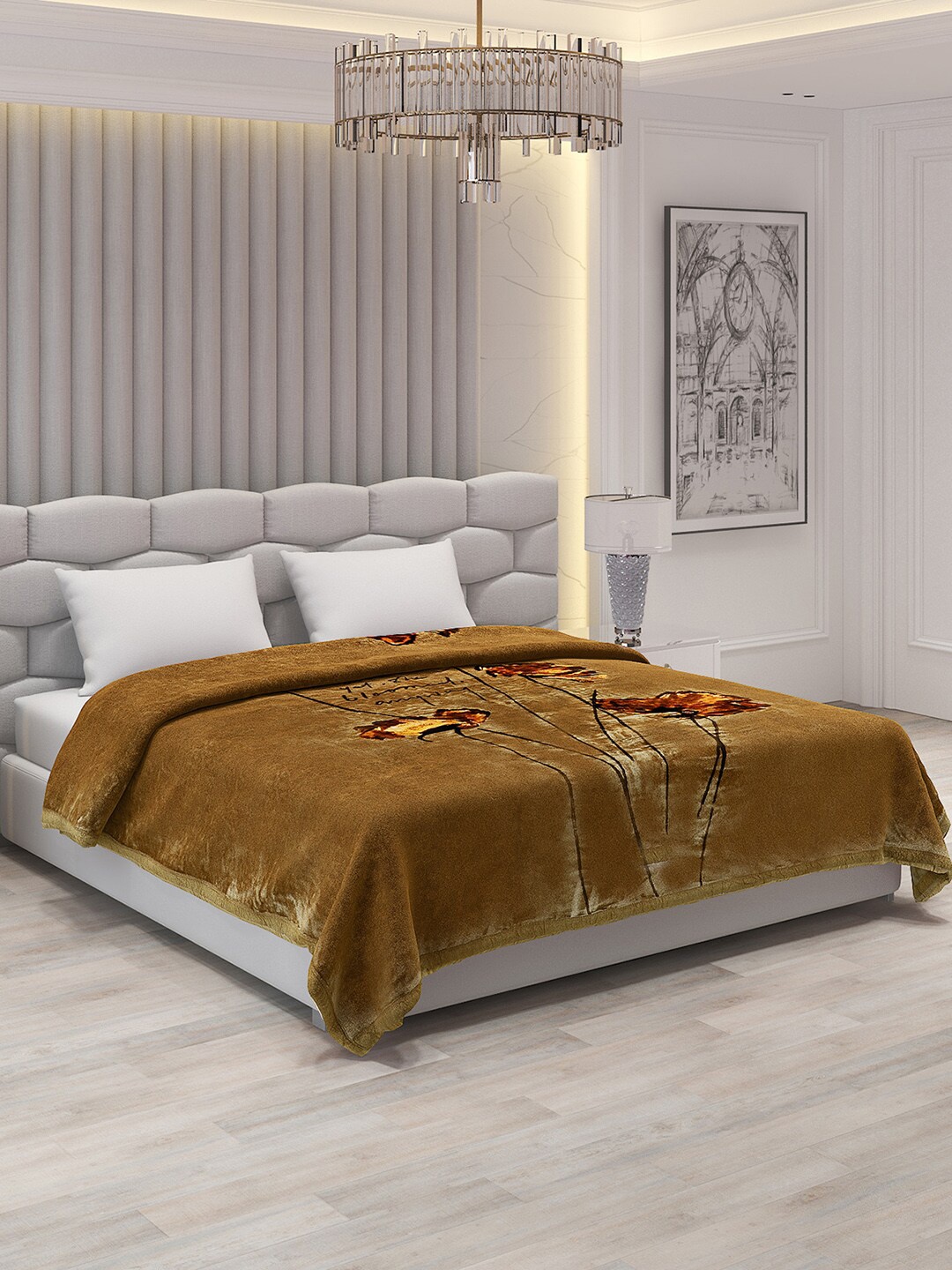 Monte Carlo Roman Olive Green & Brown Floral 1000 GSM Heavy Winter Double Bed Blanket
Monte Carlo Roman Olive Green & Brown Floral 1000 GSM Heavy Winter Double Bed Blanket