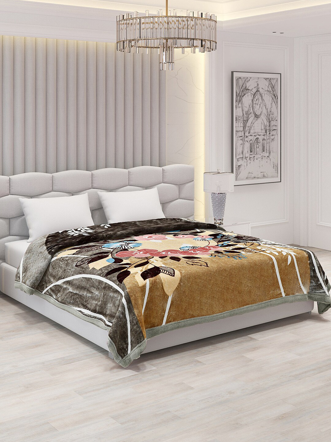 Monte Carlo Austin Olive Green & Black Ethnic 1000 GSM Heavy Winter Double Bed Blanket
Monte Carlo Austin Olive Green & Black Ethnic 1000 GSM Heavy Winter Double Bed Blanket