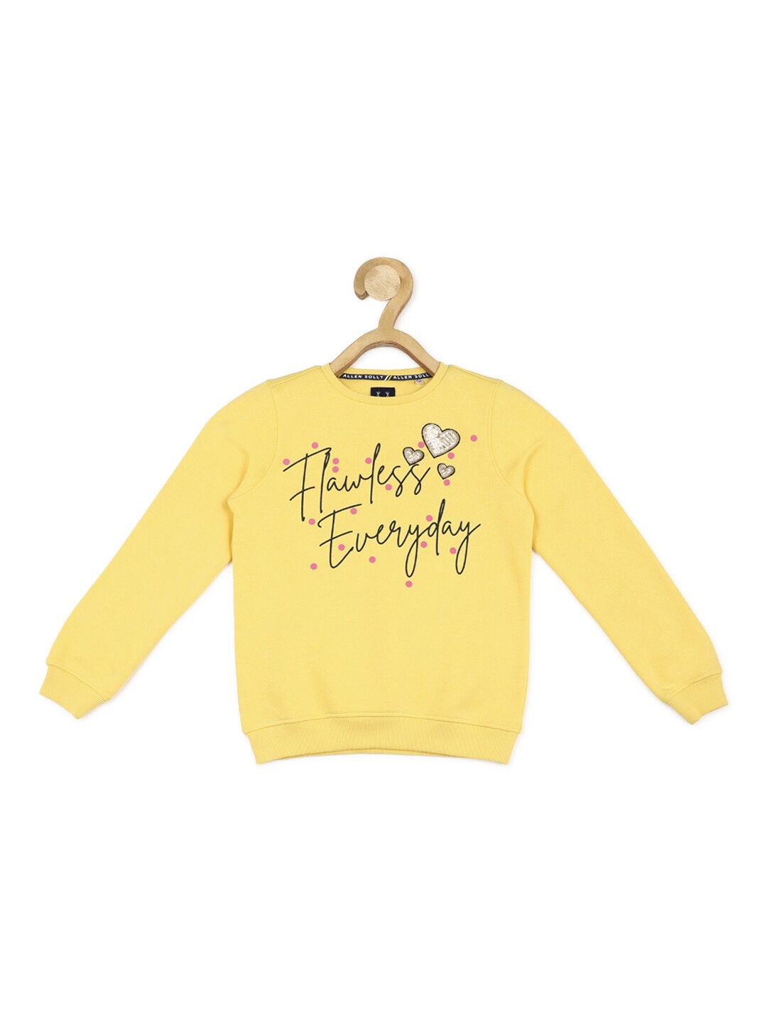 Allen Solly Junior Girls Typography Printed Round Neck Long Sleeve Pullover Sweatshirt, Yellow
Allen Solly Junior Girls Typography Printed Round Neck Long Sleeve Pullover Sweatshirt, Yellow