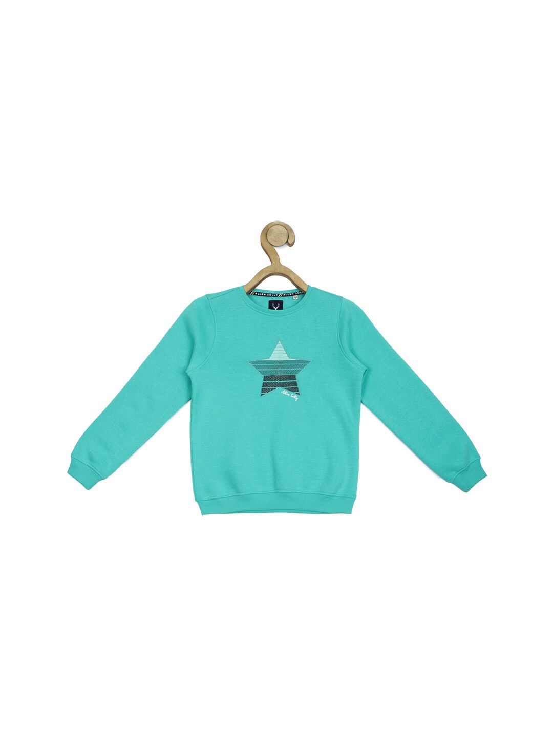 Allen Solly Junior Girls Graphic Printed Round Neck Long Sleeve Pullover Sweatshirt, Blue
Allen Solly Junior Girls Graphic Printed Round Neck Long Sleeve Pullover Sweatshirt, Blue
