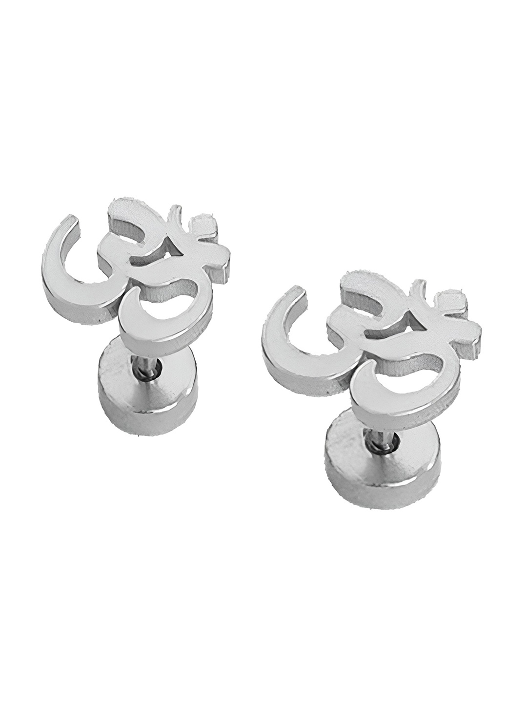KARISHMA KREATIONS Men Stainless Steel Silver-Plated Contemporary Studs Earrings
KARISHMA KREATIONS Men Stainless Steel Silver-Plated Contemporary Studs Earrings