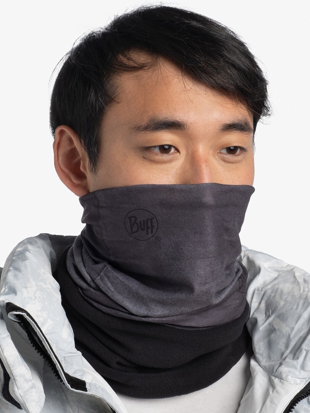 Original Buff SA Unisex Printed Stretchable Scarf, Black