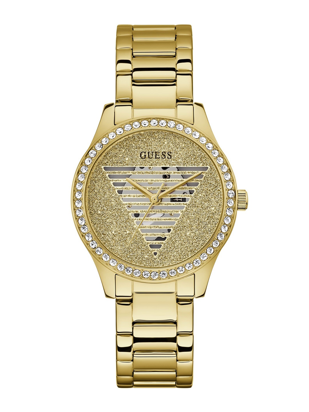 GUESS Women Embellished Dial & Stainless Steel Bracelet Style Analogue Watch GW0605L2, Champagne
GUESS Women Embellished Dial & Stainless Steel Bracelet Style Analogue Watch GW0605L2, Champagne