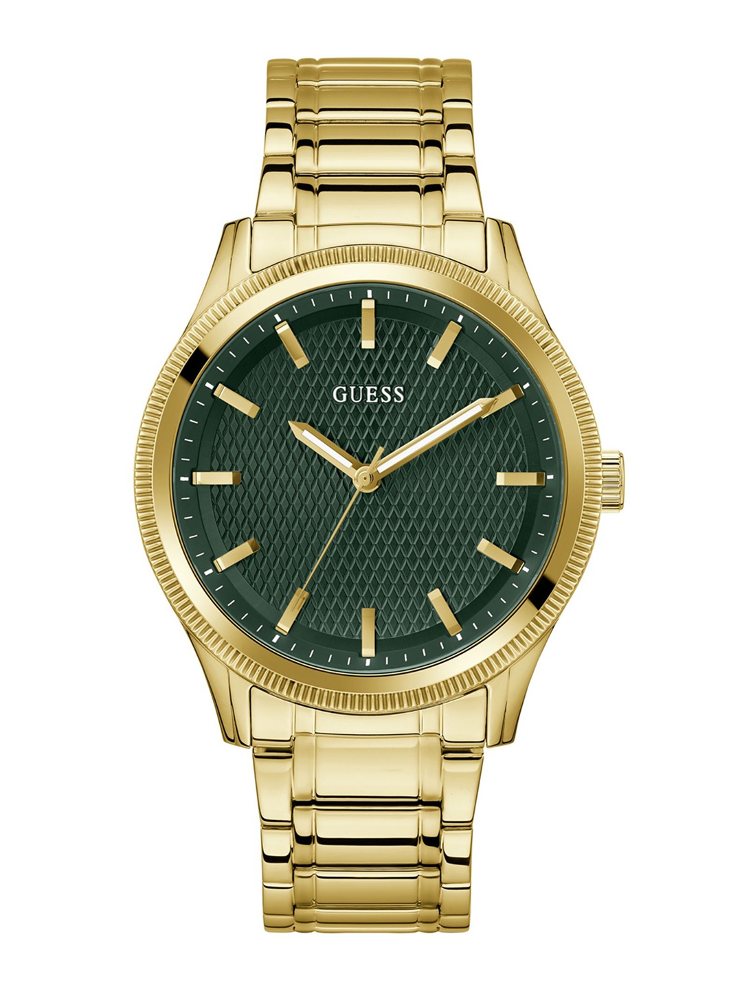 GUESS Men Stainless Steel Bracelet Style Straps Analogue Watch GW0626G2, Green
GUESS Men Stainless Steel Bracelet Style Straps Analogue Watch GW0626G2, Green