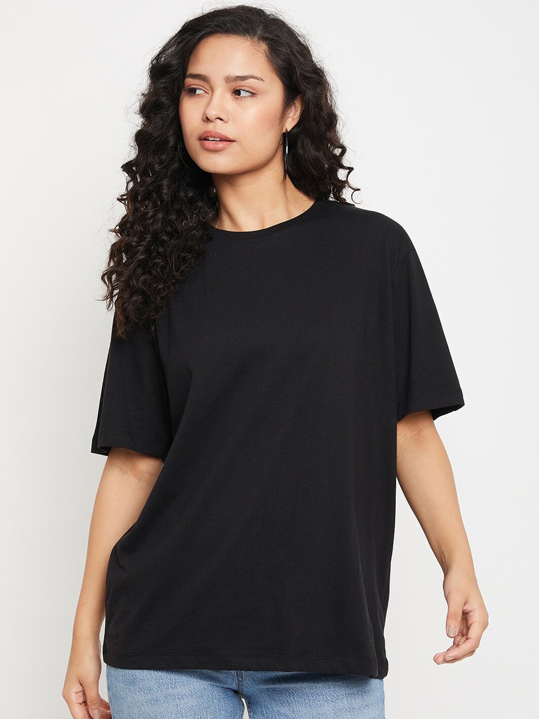 Wear Your Mind Typography Printed Drop-Shoulder Oversized Fit Pure Cotton T-shirt, Black
Wear Your Mind Typography Printed Drop-Shoulder Oversized Fit Pure Cotton T-shirt, Black