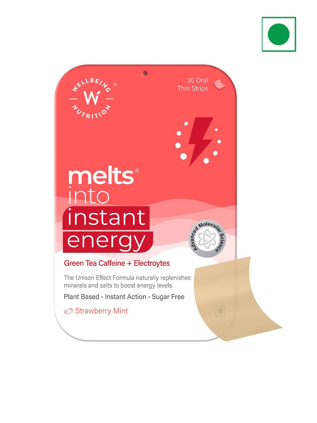 Wellbeing Nutrition Melts Into Instant Energy Strips - Strawberry Mint - 30 Oral Strips, Pink
Wellbeing Nutrition Melts Into Instant Energy Strips - Strawberry Mint - 30 Oral Strips, Pink