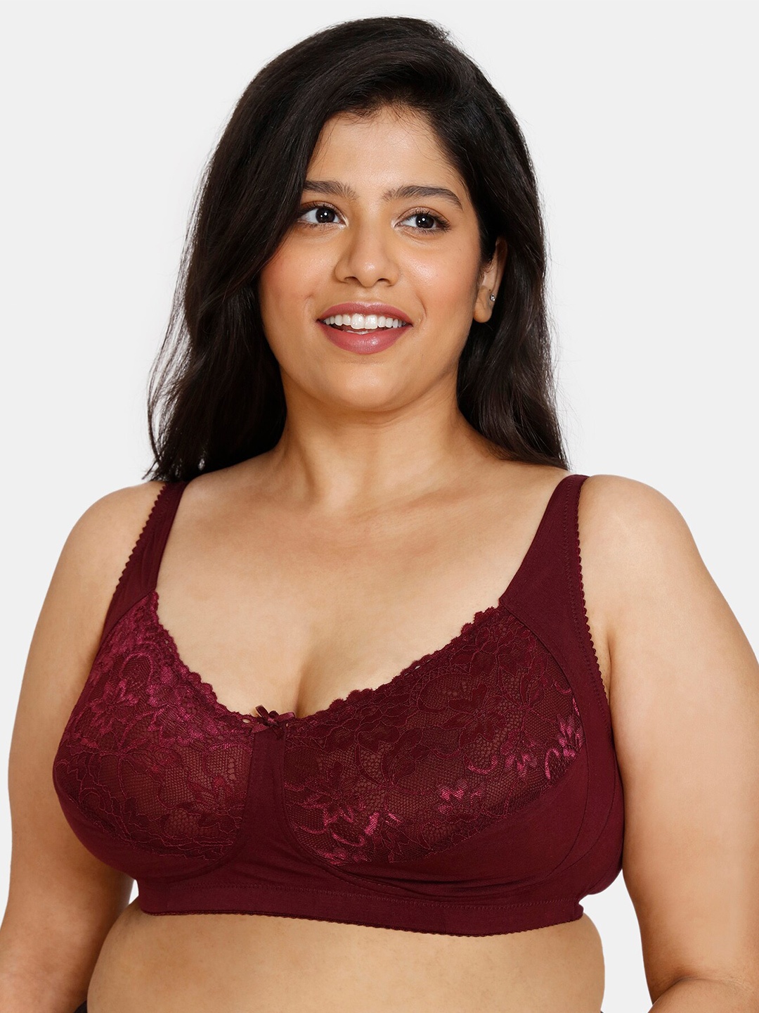Zivame Floral Self Design Half Coverage Everyday Lace Bra With All Day Comfort, Purple
Zivame Floral Self Design Half Coverage Everyday Lace Bra With All Day Comfort, Purple