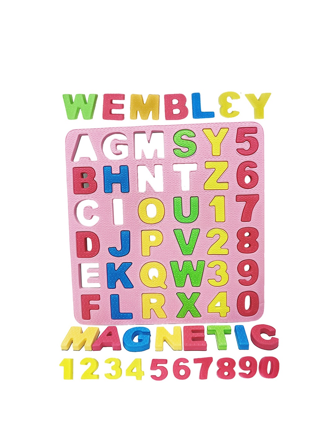WEMBLEY Kids 26 Letters Puzzle Foam Alphabet Puzzle Board Learning and Development Toys, Pink
WEMBLEY Kids 26 Letters Puzzle Foam Alphabet Puzzle Board Learning and Development Toys, Pink