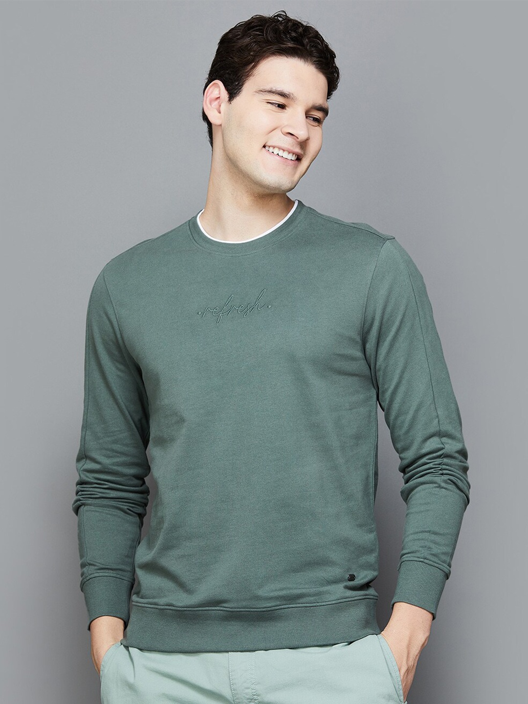 Fame Forever by Lifestyle Typography Printed Long Sleeves Cotton Pullover Sweatshirt, Grey
Fame Forever by Lifestyle Typography Printed Long Sleeves Cotton Pullover Sweatshirt, Grey