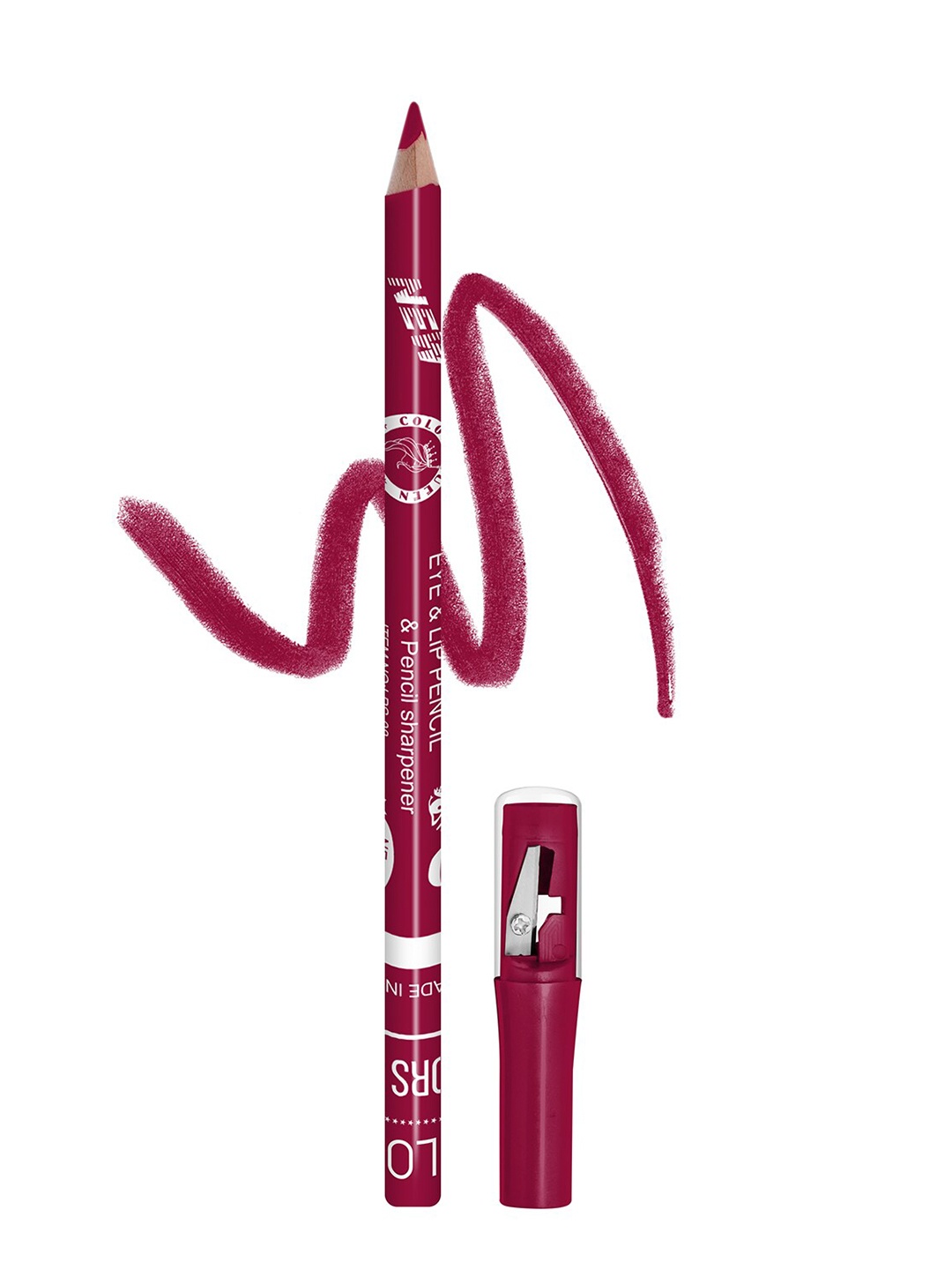 Colors Queen Professional Eye & Lip Liner Pencil With Sharpener - 0.3g - Baby Magenta 18
Colors Queen Professional Eye & Lip Liner Pencil With Sharpener - 0.3g - Baby Magenta 18