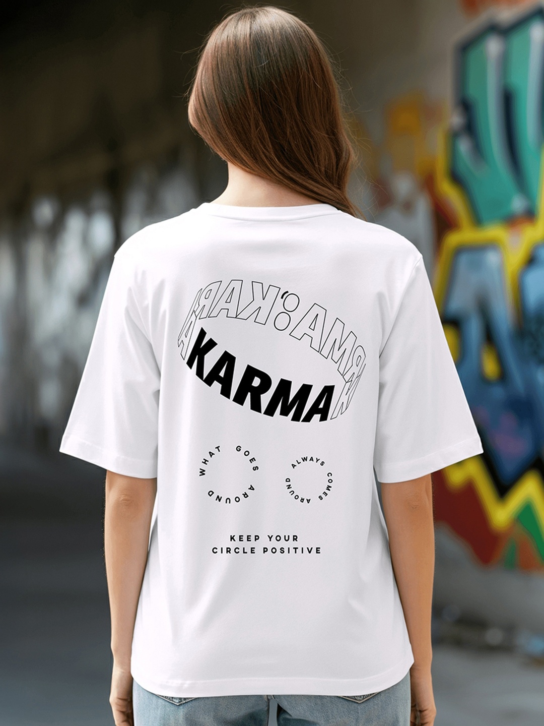 Bewakoof White & Black Typography Printed Drop-Shoulder Sleeves Oversized Cotton T-shirt
Bewakoof White & Black Typography Printed Drop-Shoulder Sleeves Oversized Cotton T-shirt