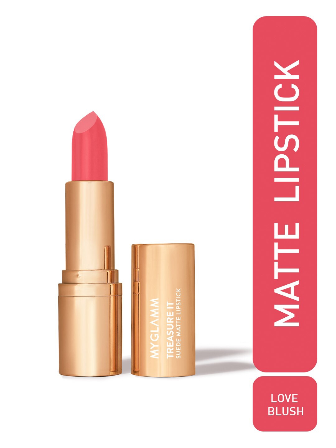 MyGlamm Treasure IT Suede Long Wear Matte Lipstick with Vitamin E - Love Blush 03, Pink
MyGlamm Treasure IT Suede Long Wear Matte Lipstick with Vitamin E - Love Blush 03, Pink