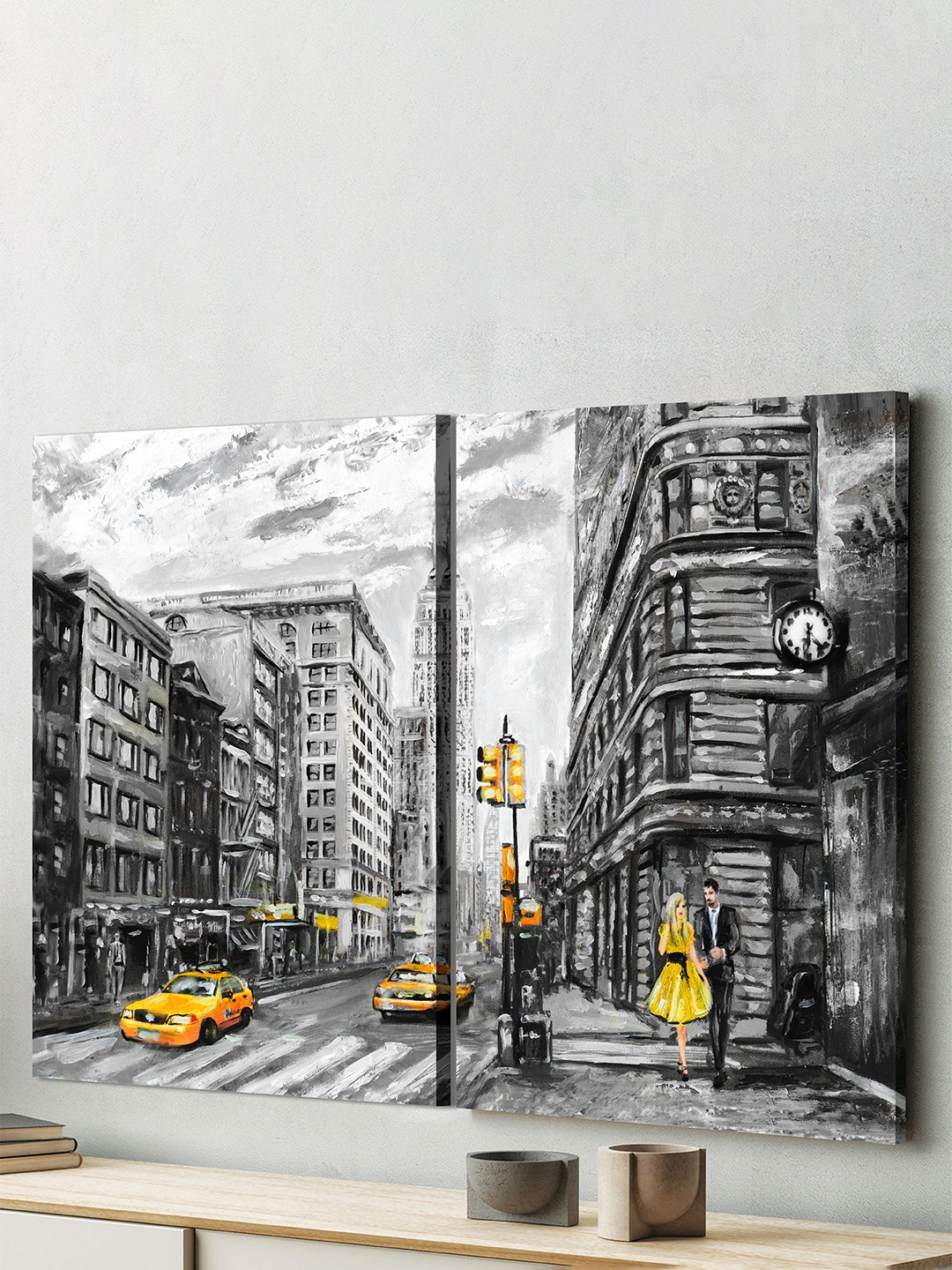 Art Street Black & White 2 Pcs Vintage Poster Printed Stretched Canvas Painting Wall Art
Art Street Black & White 2 Pcs Vintage Poster Printed Stretched Canvas Painting Wall Art