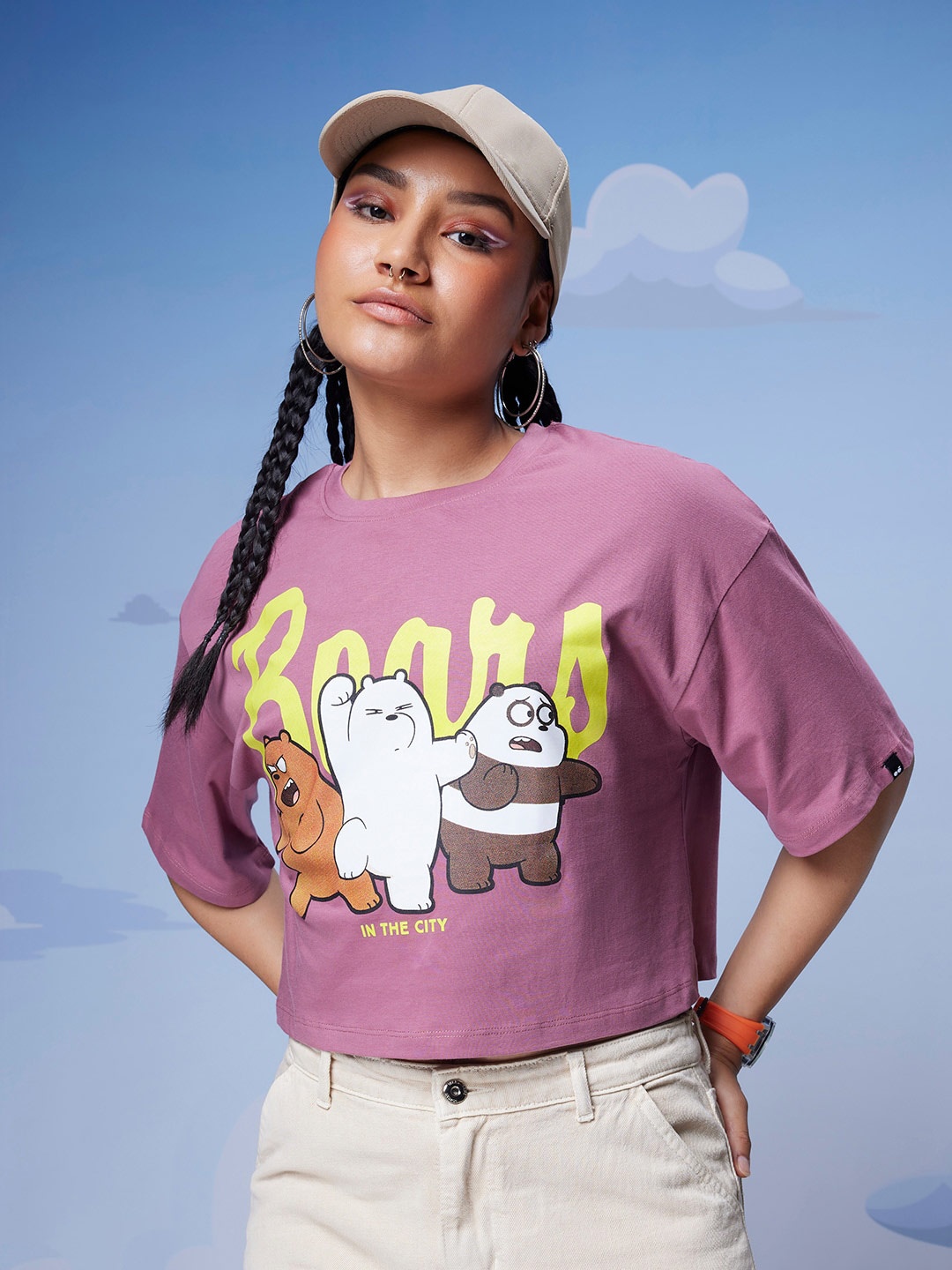 Bewakoof Purple Official Cartoon Network Merchandise Printed Cotton Oversized Crop Top
Bewakoof Purple Official Cartoon Network Merchandise Printed Cotton Oversized Crop Top