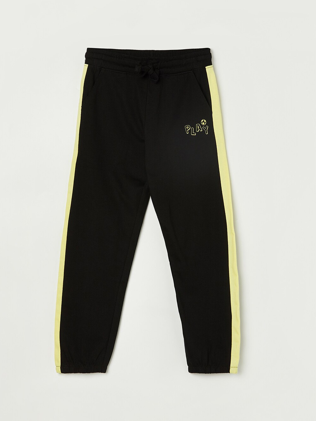 Fame Forever by Lifestyle Boys Mid-Rise Typography Printed Pure Cotton Track Pant, Black
Fame Forever by Lifestyle Boys Mid-Rise Typography Printed Pure Cotton Track Pant, Black