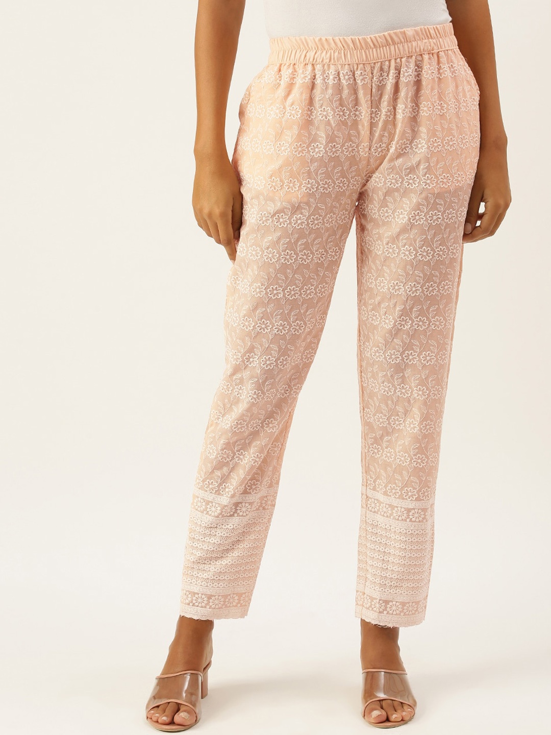 all about you Women Green Ethnic Motifs Embroidered Easy Wash Cotton Trousers, Peach
all about you Women Green Ethnic Motifs Embroidered Easy Wash Cotton Trousers, Peach