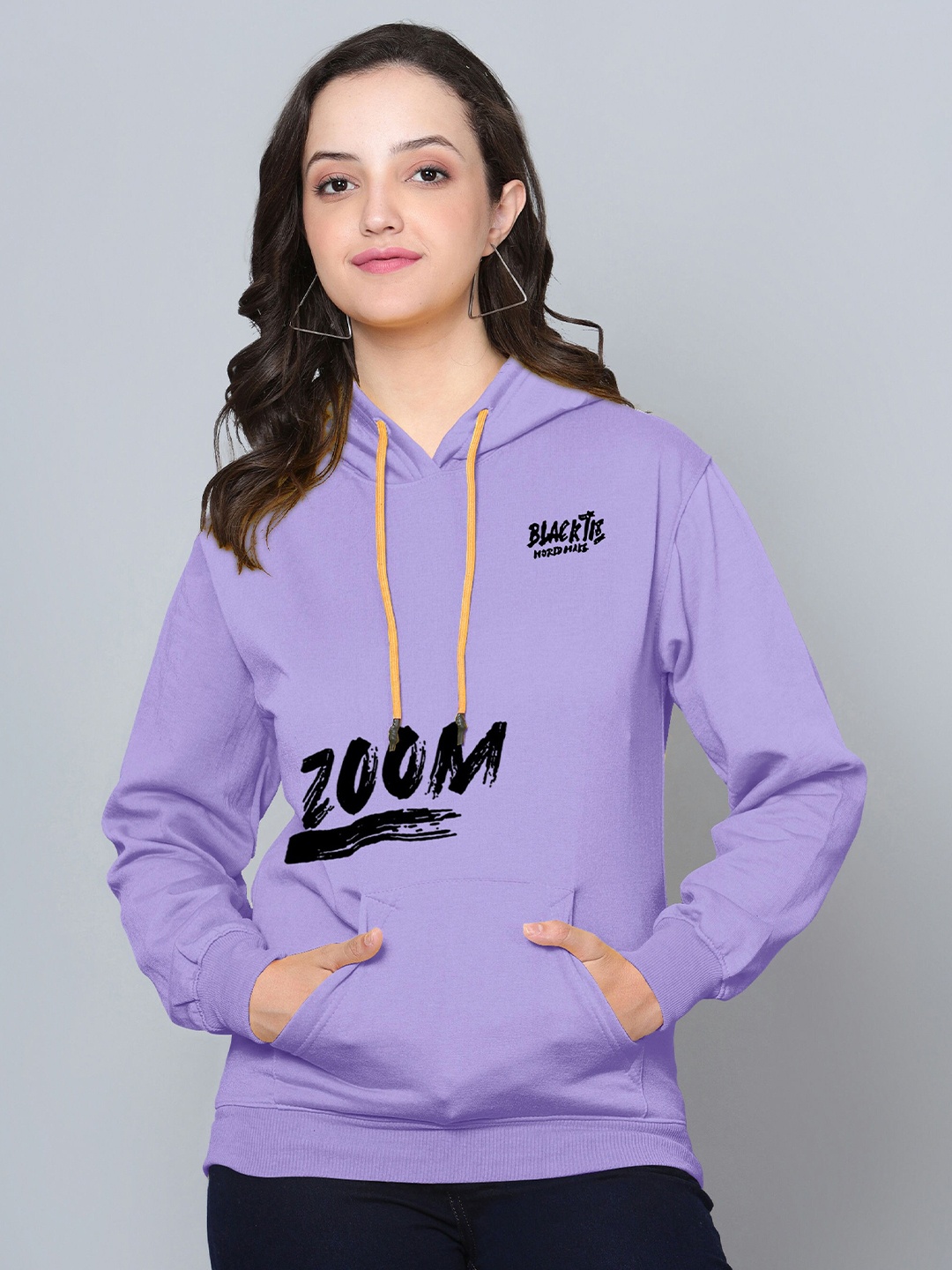 Fashion And Youth Typography Printed Hooded Neck Long Sleeve Fleece Pullover Sweatshirt, Lavender
Fashion And Youth Typography Printed Hooded Neck Long Sleeve Fleece Pullover Sweatshirt, Lavender