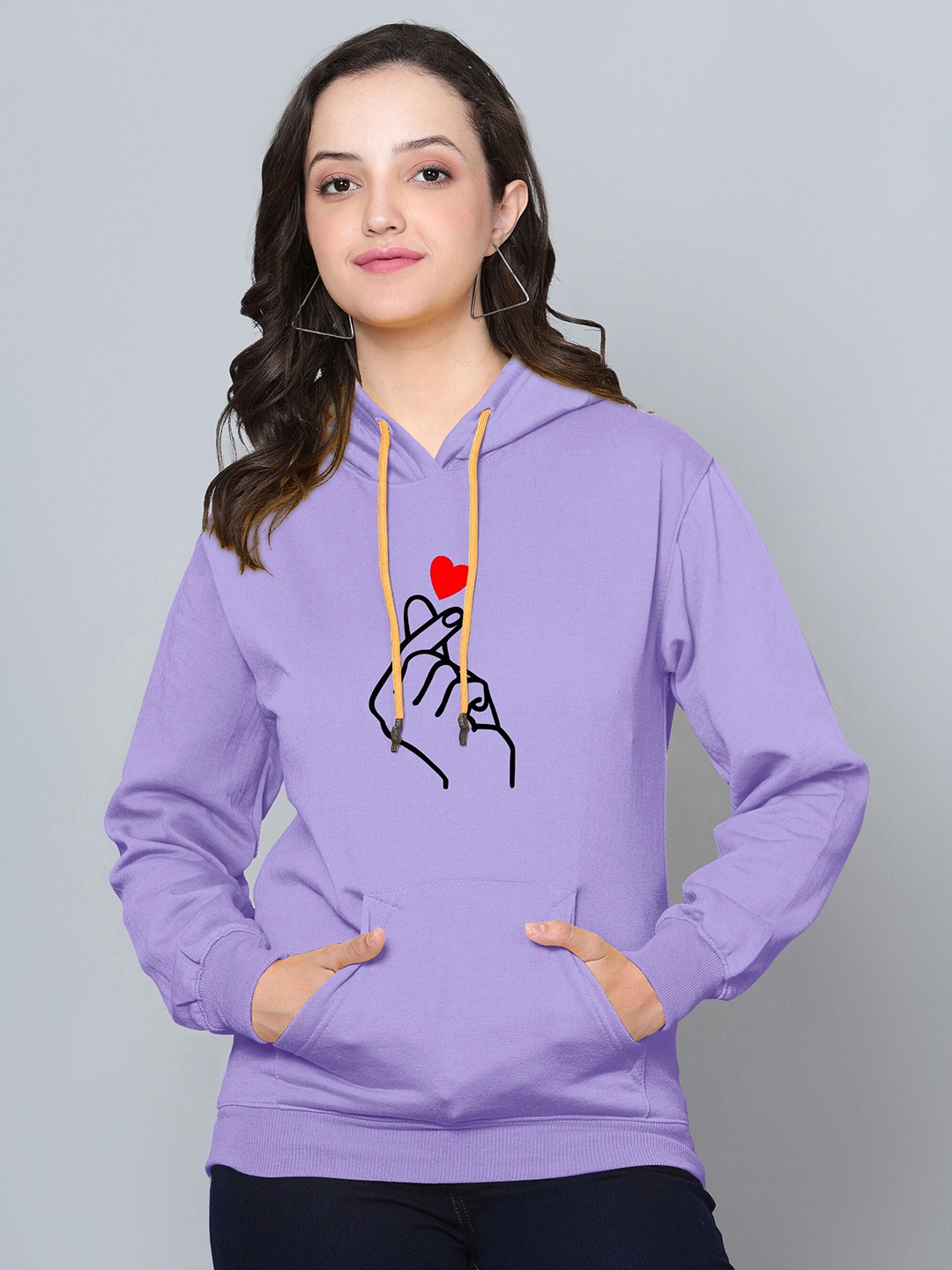 Fashion And Youth Graphic Printed Hooded Neck Long Sleeve Fleece Pullover Sweatshirt, Lavender
Fashion And Youth Graphic Printed Hooded Neck Long Sleeve Fleece Pullover Sweatshirt, Lavender