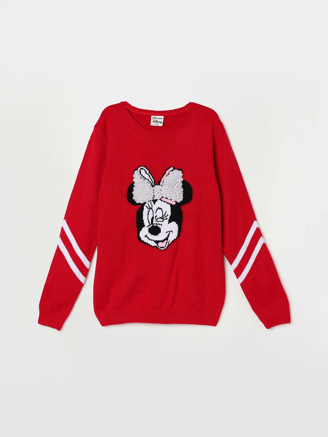 Fame Forever by Lifestyle Girls Mickey Mouse Embroidered Acrylic Pullover Sweater, Red
Fame Forever by Lifestyle Girls Mickey Mouse Embroidered Acrylic Pullover Sweater, Red