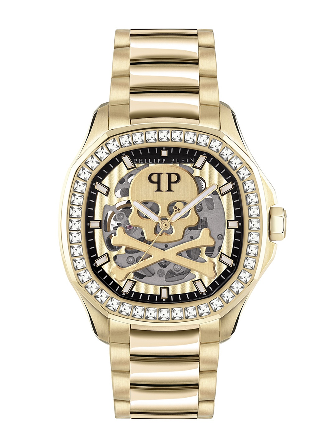 PHILIPP PLEIN Men Embellished Dial & Stainless Steel Analogue Watch PWRAA0723, Beige
PHILIPP PLEIN Men Embellished Dial & Stainless Steel Analogue Watch PWRAA0723, Beige