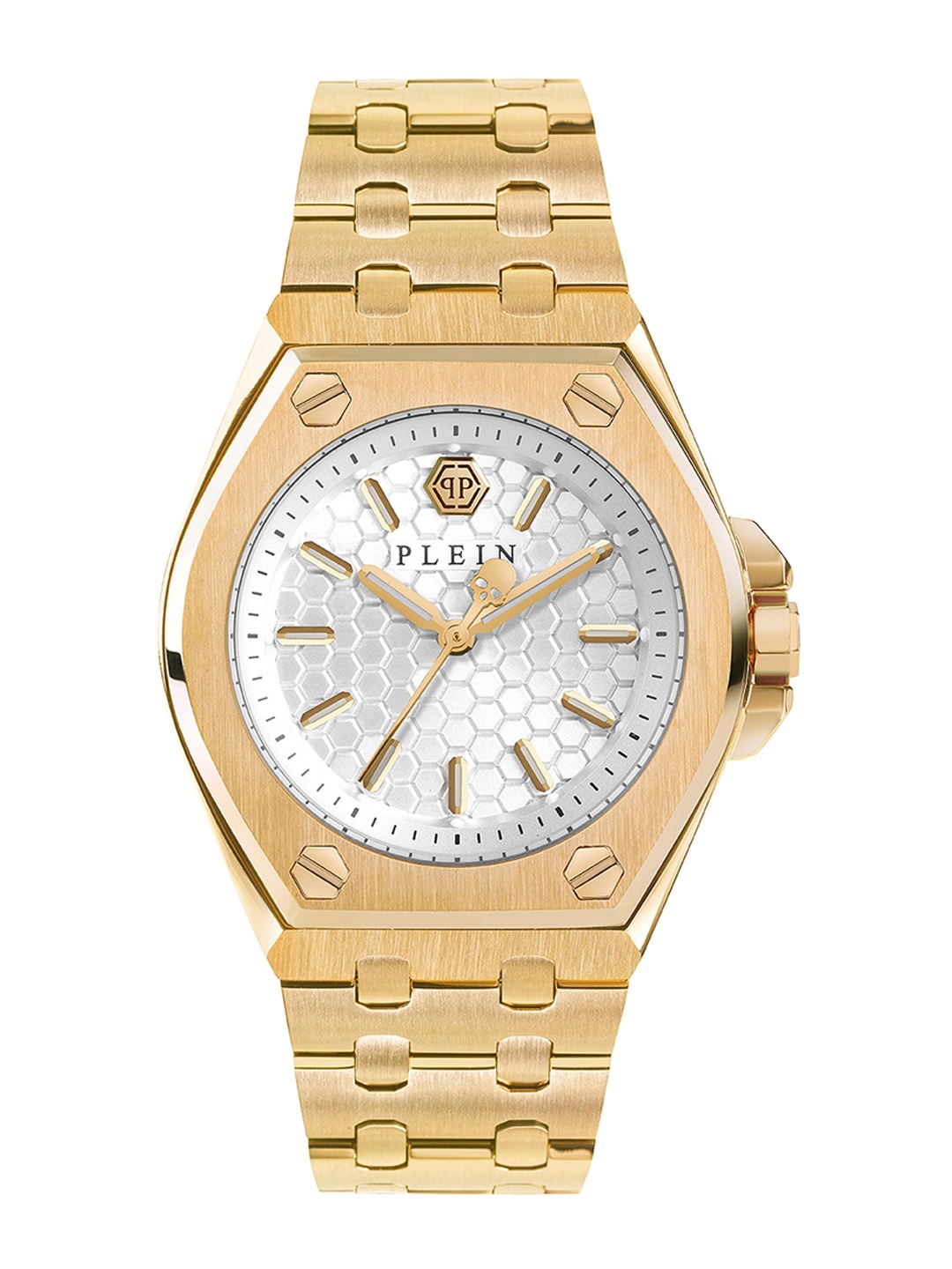 PHILIPP PLEIN Women Textured Dial & Bracelet Style Straps Analogue Watch PWJAA0722, White
PHILIPP PLEIN Women Textured Dial & Bracelet Style Straps Analogue Watch PWJAA0722, White