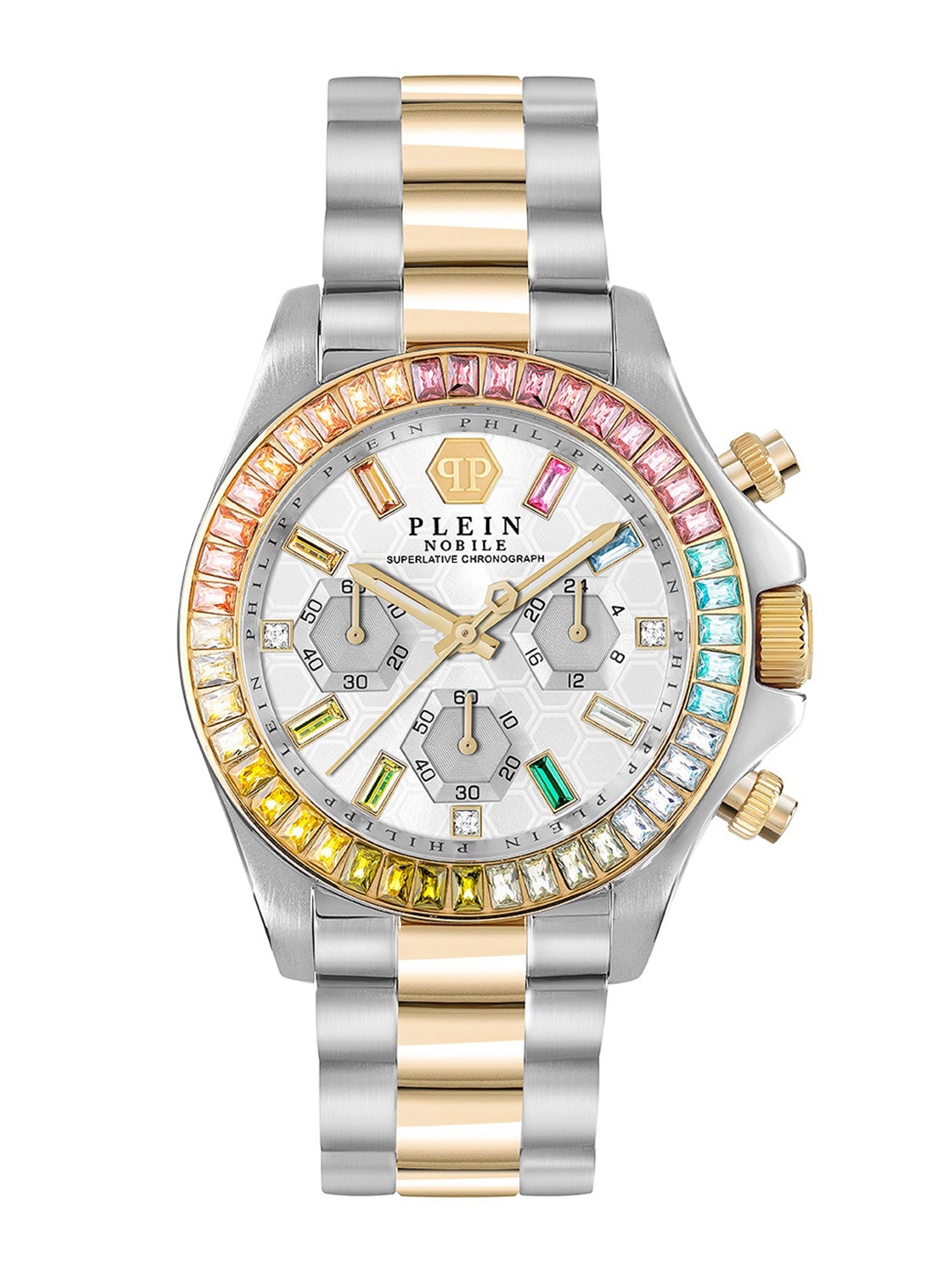 PHILIPP PLEIN Women Water Resistance Stainless Steel Analogue & Digital Watch PWSBA0523, Silver
PHILIPP PLEIN Women Water Resistance Stainless Steel Analogue & Digital Watch PWSBA0523, Silver