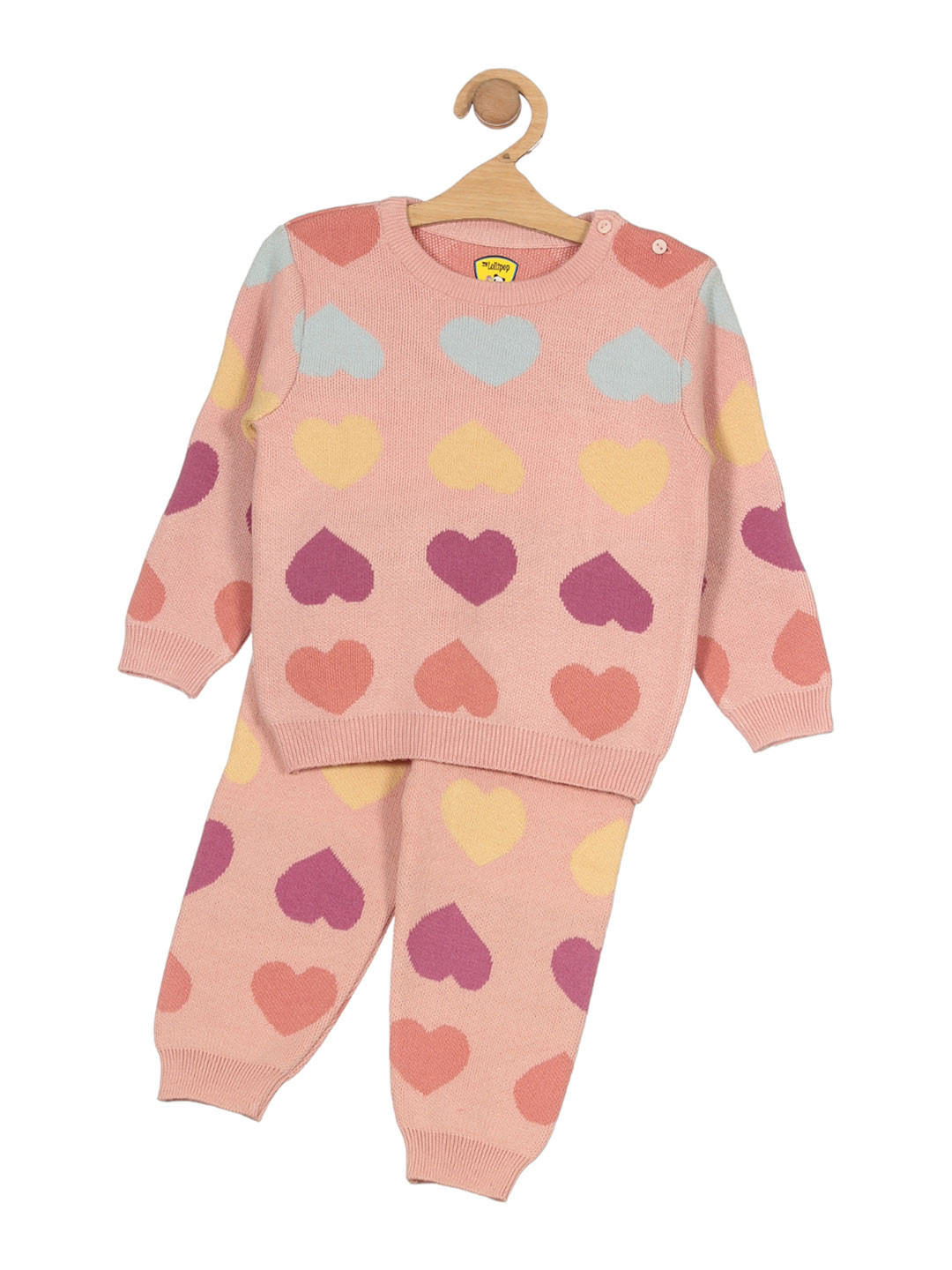 Lil Lollipop Kids Conversational Printed Pure Cotton T-shirt with Trousers, Peach
Lil Lollipop Kids Conversational Printed Pure Cotton T-shirt with Trousers, Peach
