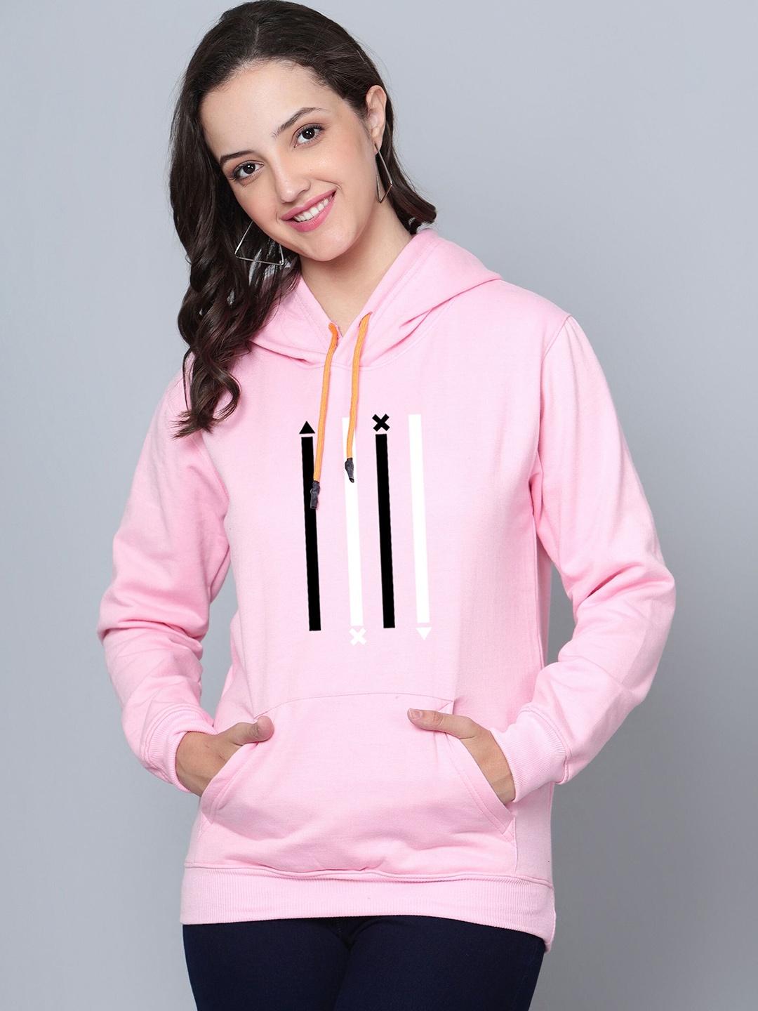 Fashion And Youth Geometric Printed Hooded Long Sleeves Fleece Front-Open Sweatshirts, Pink
Fashion And Youth Geometric Printed Hooded Long Sleeves Fleece Front-Open Sweatshirts, Pink