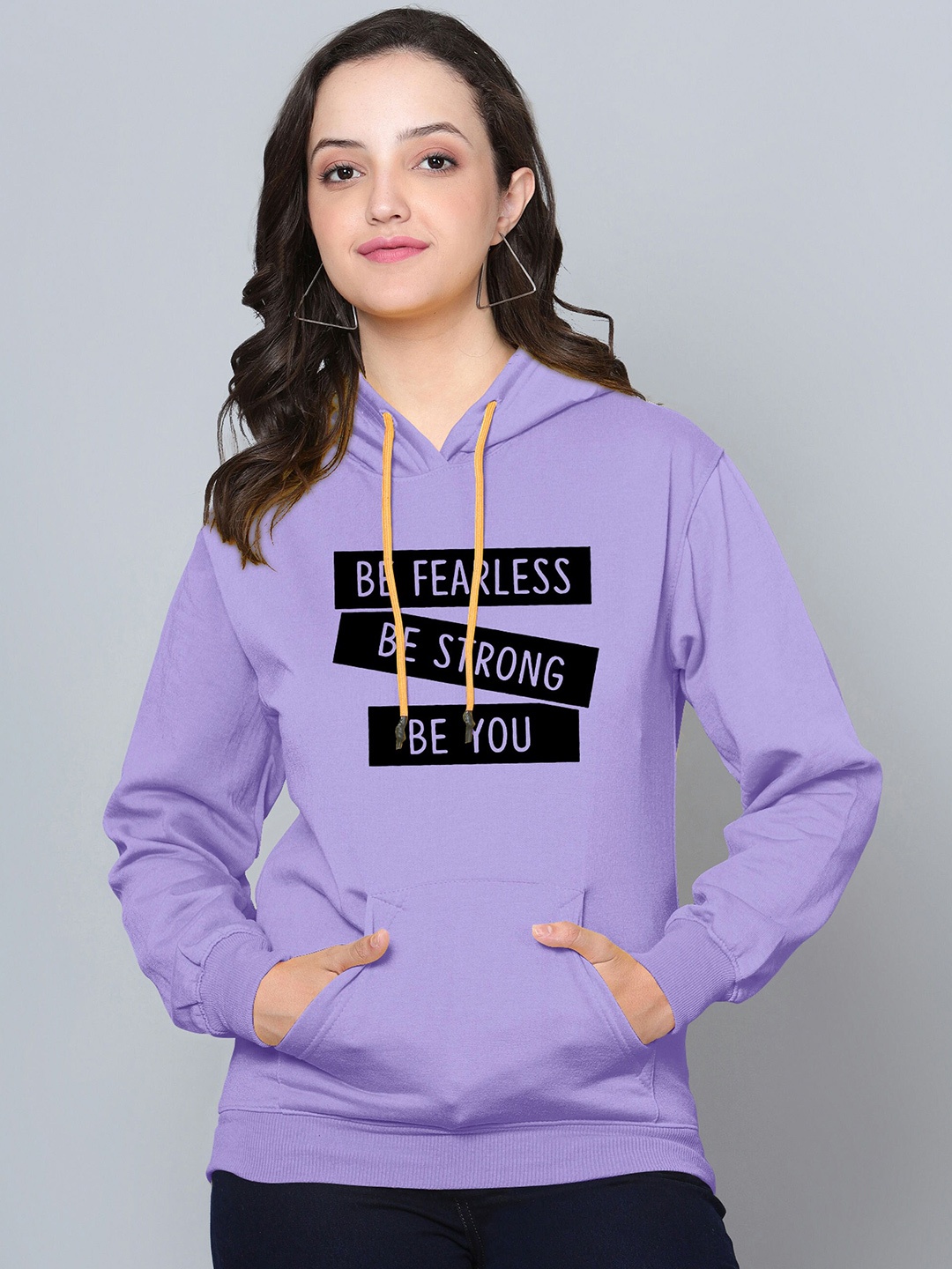 Fashion And Youth Typography Printed Fleece Hooded Pullover Sweatshirt, Lavender
Fashion And Youth Typography Printed Fleece Hooded Pullover Sweatshirt, Lavender