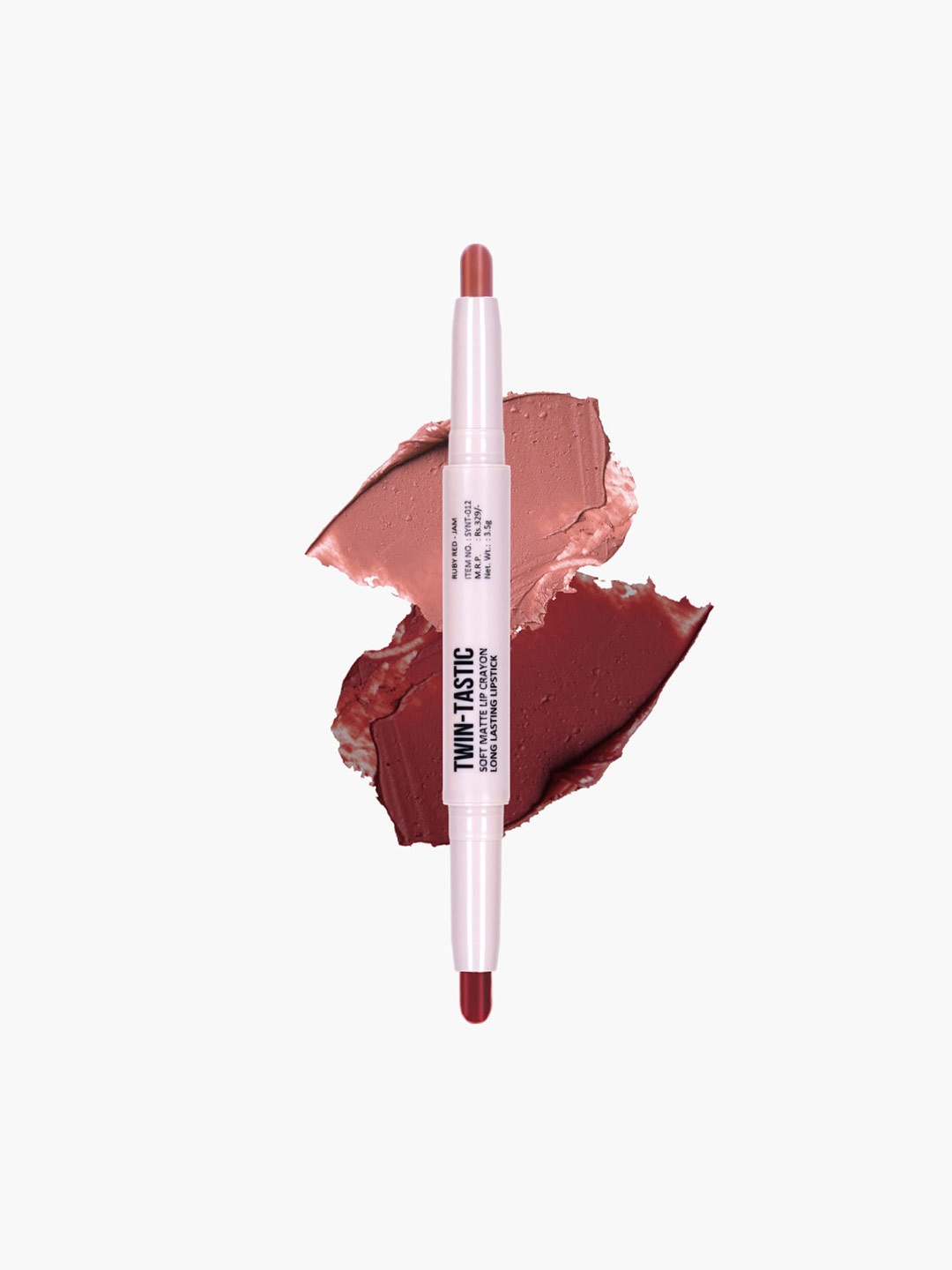 SHRYOAN Twin-Tastic Soft Matte Lip Crayoan Long Lasting Lipstick - 3.5g - SH10, Multi
SHRYOAN Twin-Tastic Soft Matte Lip Crayoan Long Lasting Lipstick - 3.5g - SH10, Multi