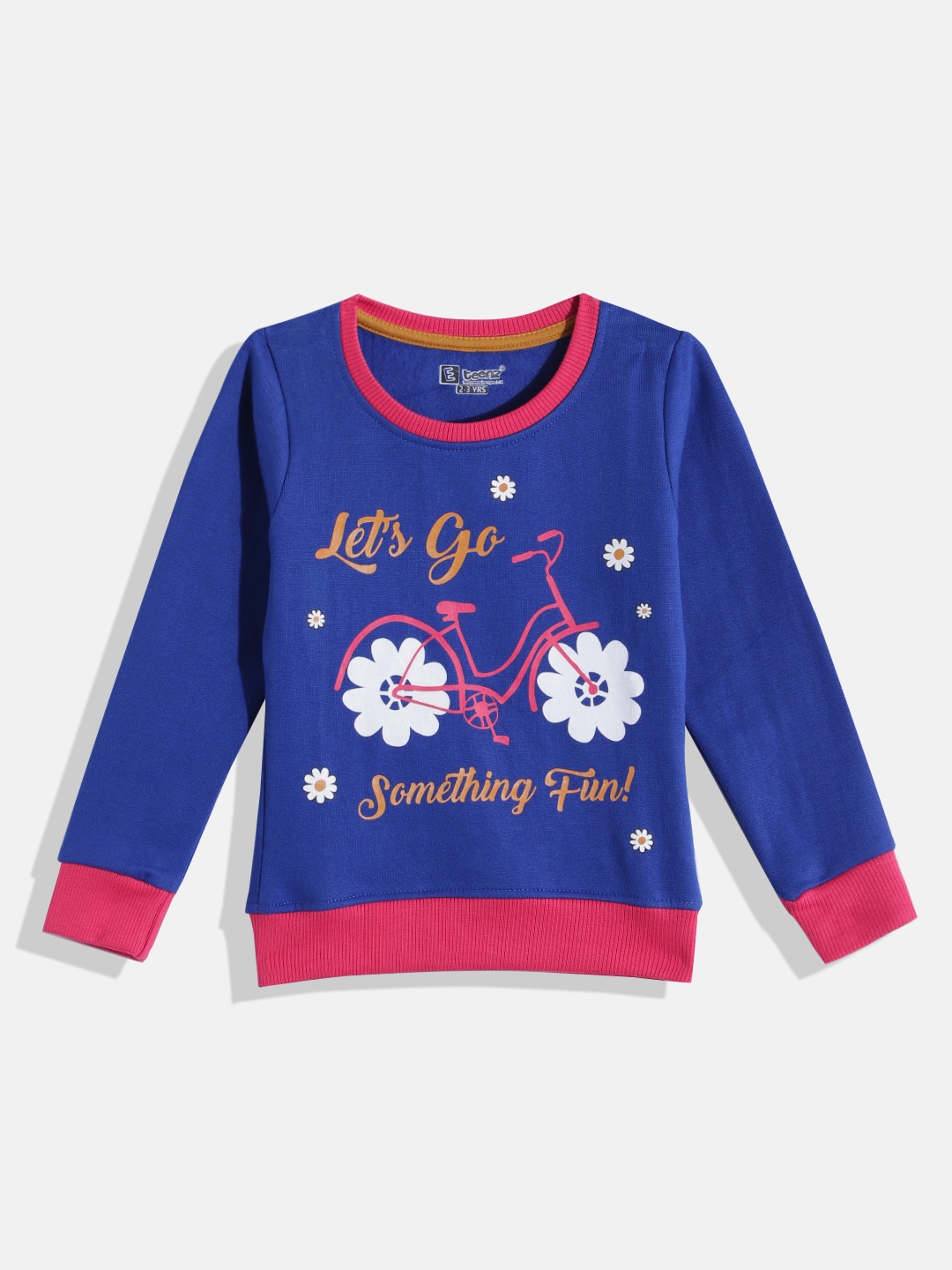 Eteenz Girls Conversational & Typography Printed Round-Neck Premium Cotton Sweatshirt, Blue
Eteenz Girls Conversational & Typography Printed Round-Neck Premium Cotton Sweatshirt, Blue