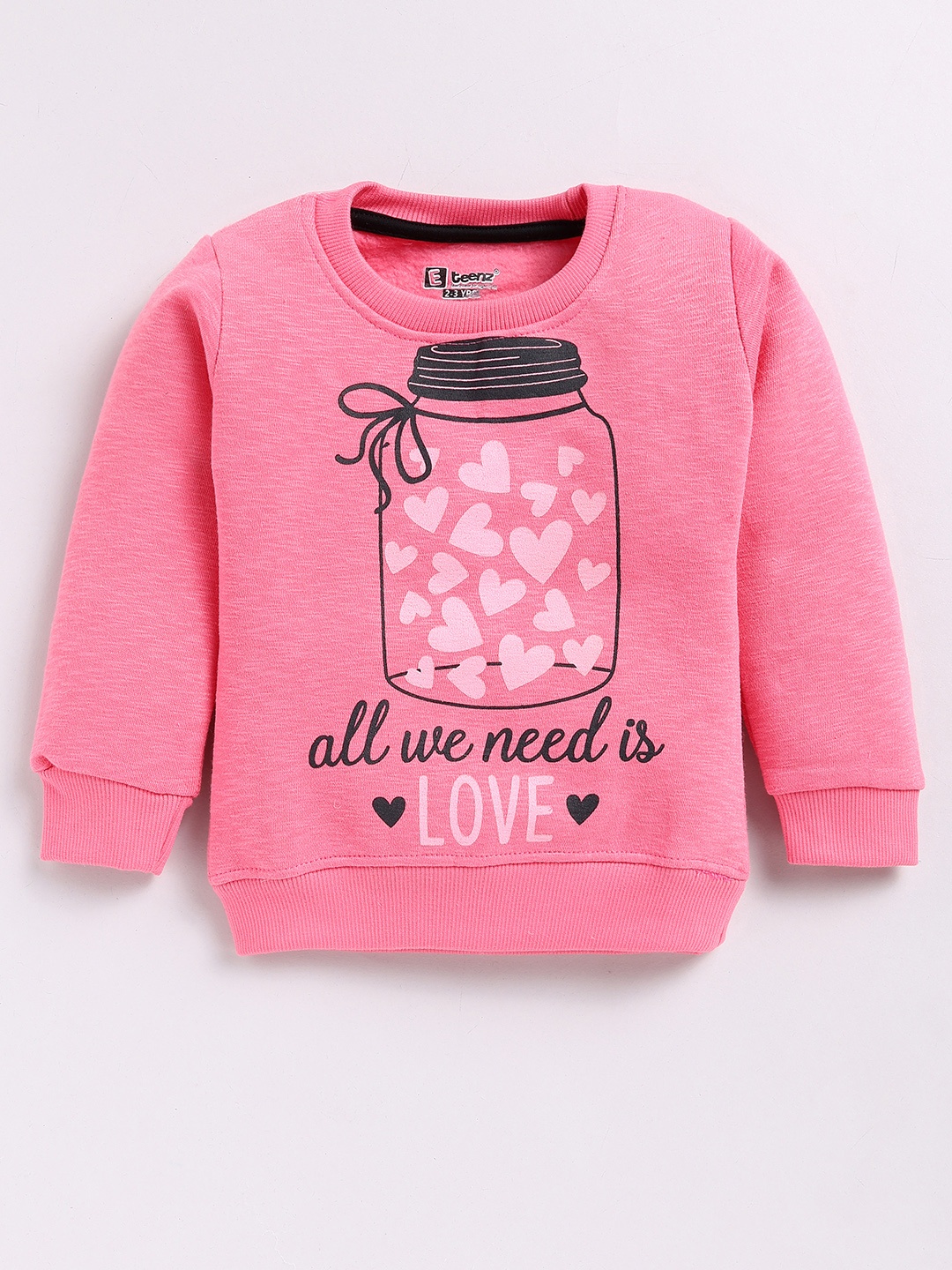 Eteenz Girls Conversational & Typography Printed Round-Neck Premium Cotton Sweatshirt, Pink
Eteenz Girls Conversational & Typography Printed Round-Neck Premium Cotton Sweatshirt, Pink