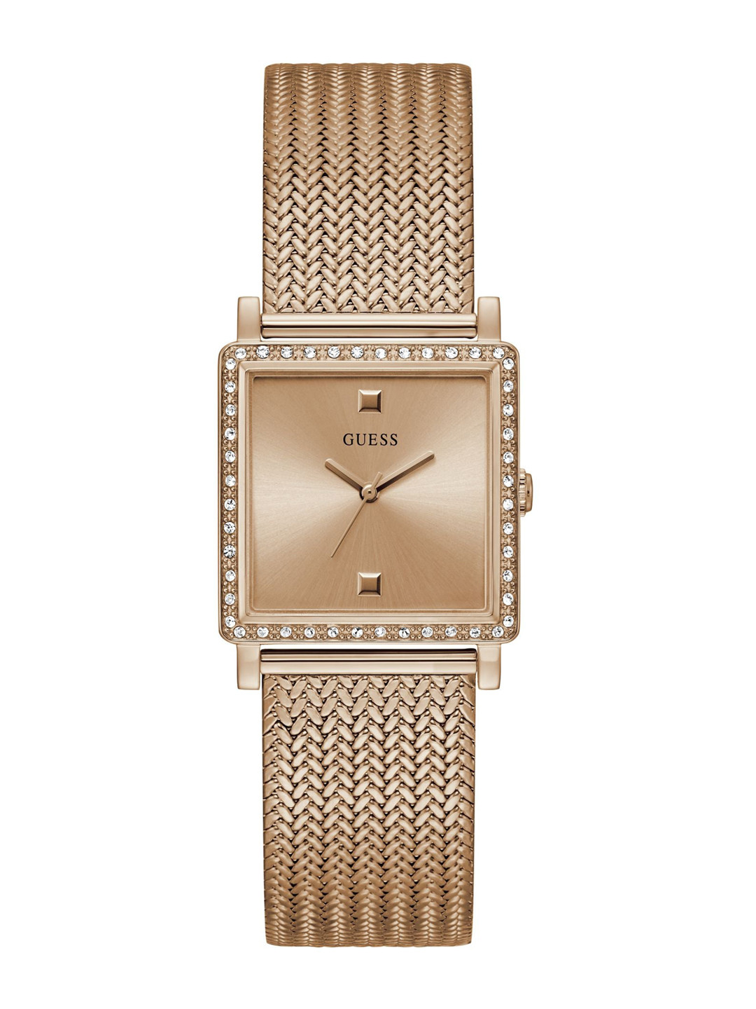 GUESS Women Embellished Dial & Bracelet Style Straps Analogue Watch U1388L3M, Rose gold
GUESS Women Embellished Dial & Bracelet Style Straps Analogue Watch U1388L3M, Rose gold