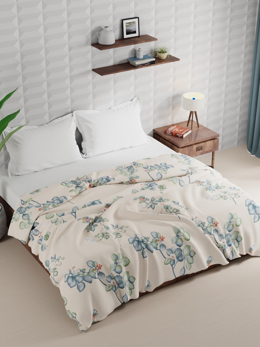 BIANCA Rumba Off White & Blue Floral Microfiber AC Room 120 GSM Double Bed Comforter
BIANCA Rumba Off White & Blue Floral Microfiber AC Room 120 GSM Double Bed Comforter